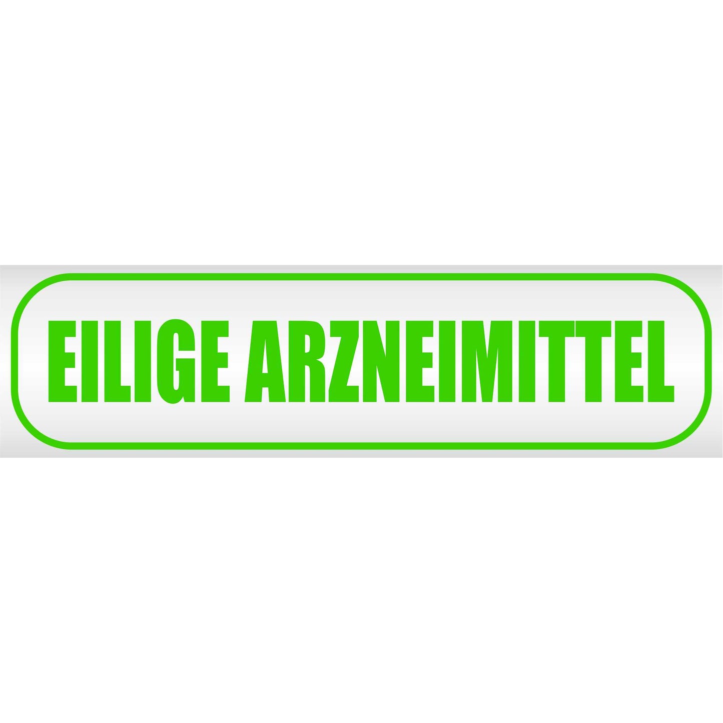 Magnetschild - Eilige Arzneimittel - Magnetfolie für Auto - LKW - Truck - Baustelle - Firma