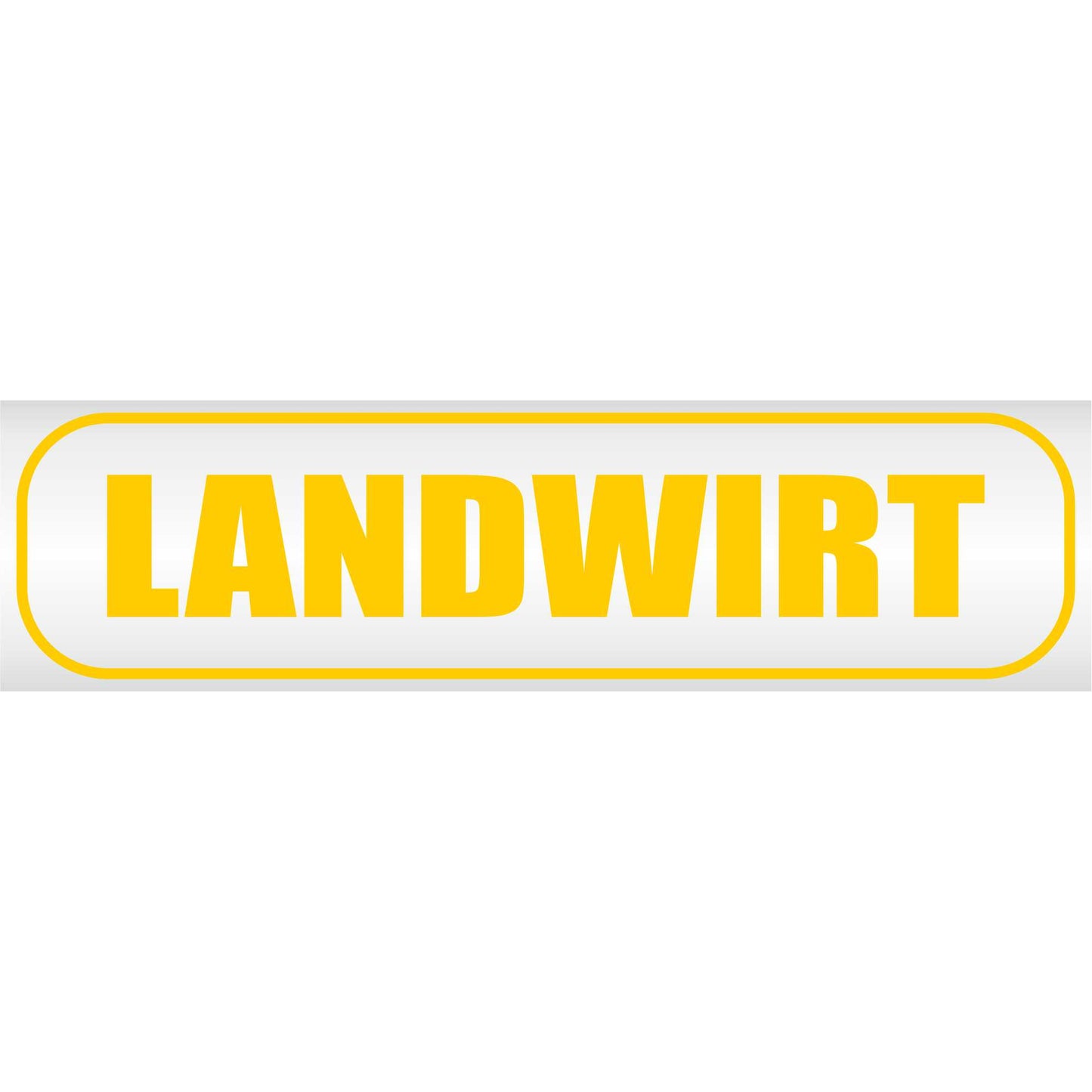 Magnetschild - Landwirt - Magnetfolie für Auto - LKW - Truck - Baustelle - Firma