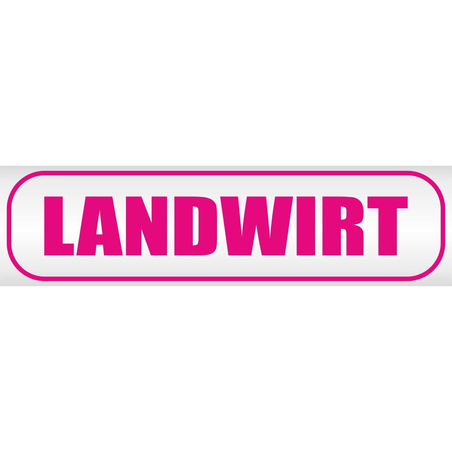 Magnetschild - Landwirt - Magnetfolie für Auto - LKW - Truck - Baustelle - Firma