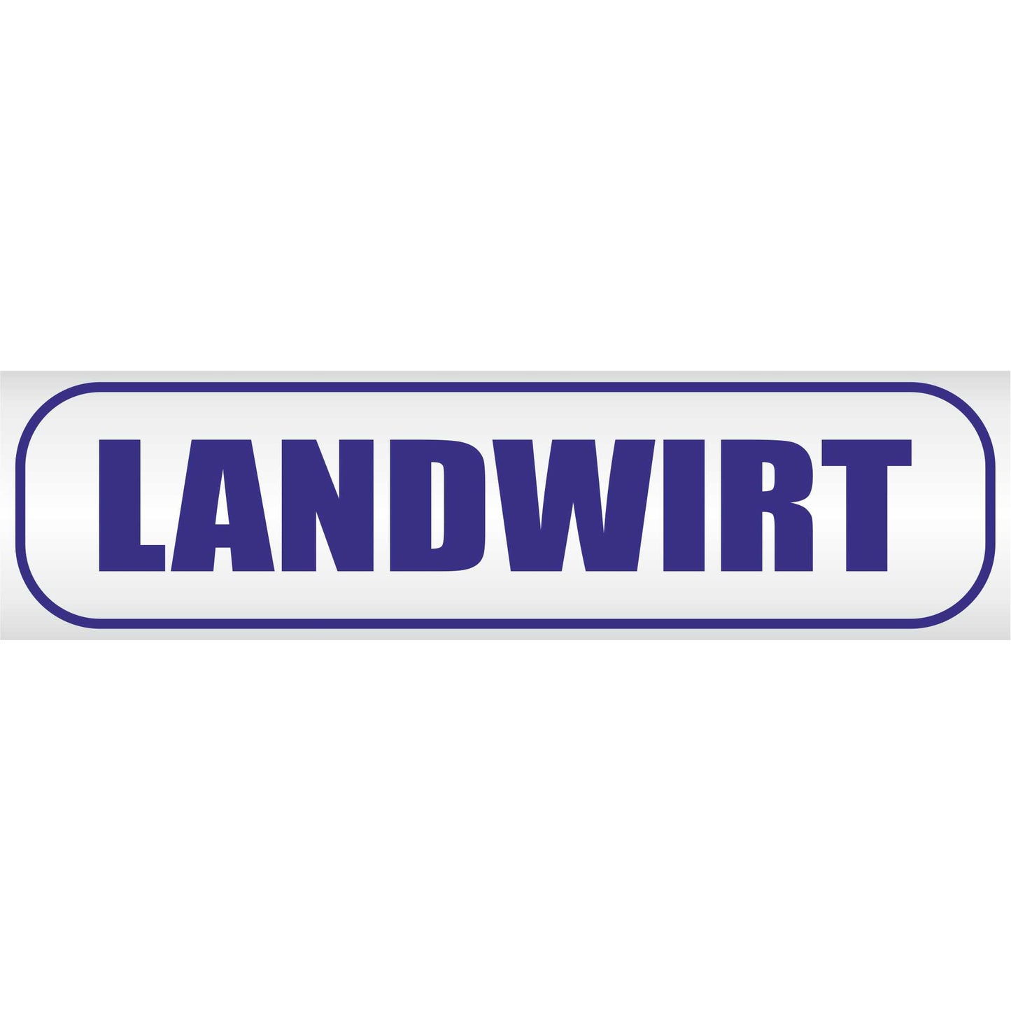 Magnetschild - Landwirt - Magnetfolie für Auto - LKW - Truck - Baustelle - Firma