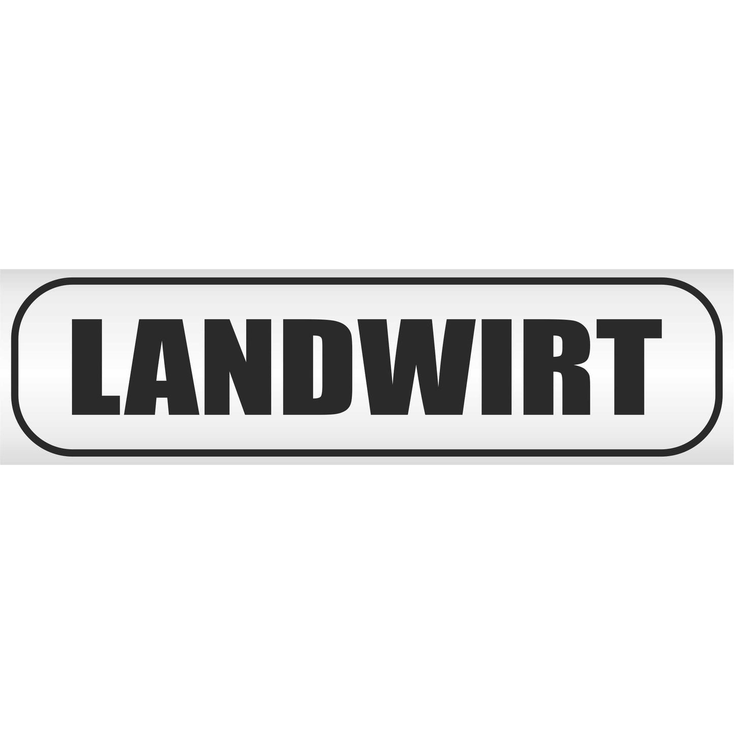 Magnetschild - Landwirt - Magnetfolie für Auto - LKW - Truck - Baustelle - Firma