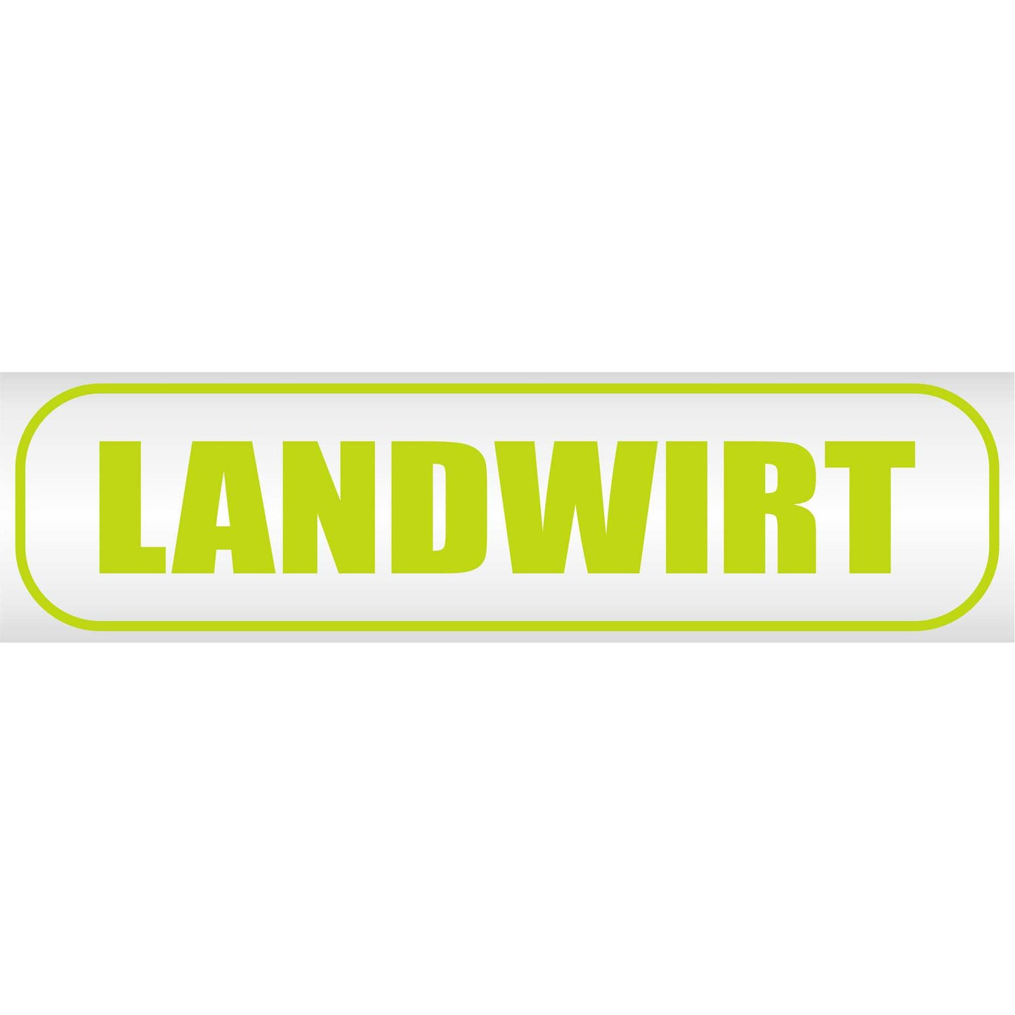 Magnetschild - Landwirt - Magnetfolie für Auto - LKW - Truck - Baustelle - Firma
