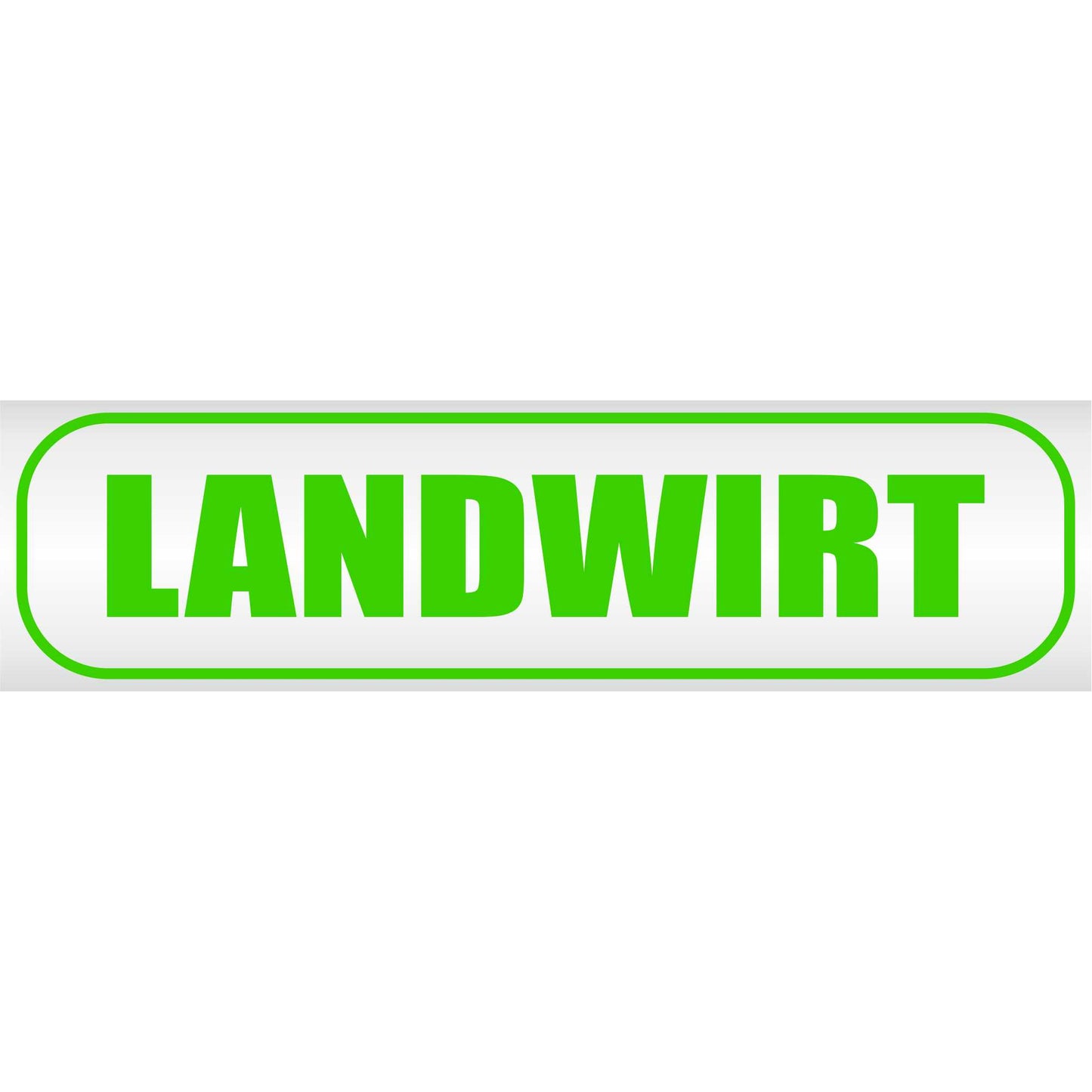 Magnetschild - Landwirt - Magnetfolie für Auto - LKW - Truck - Baustelle - Firma