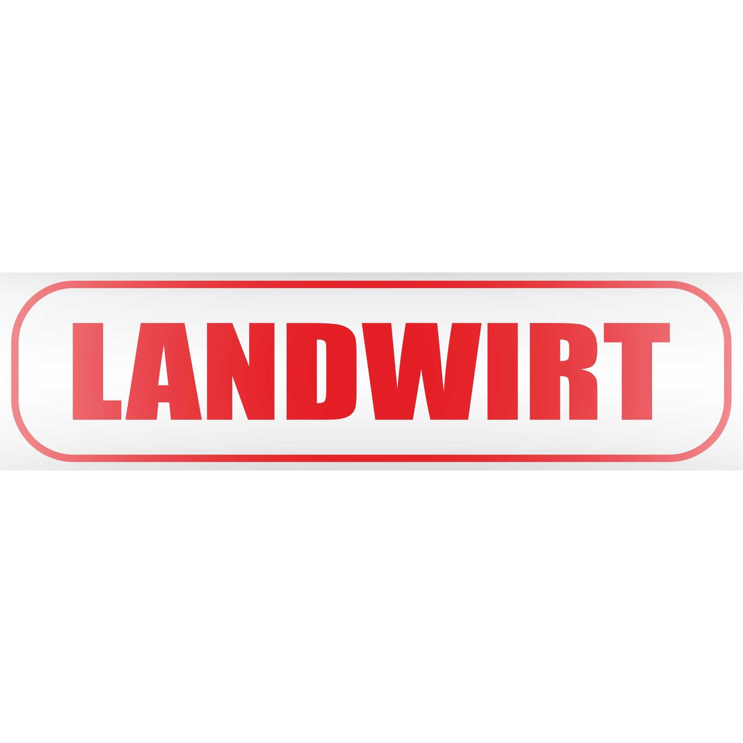 Magnetschild - Landwirt - Magnetfolie für Auto - LKW - Truck - Baustelle - Firma