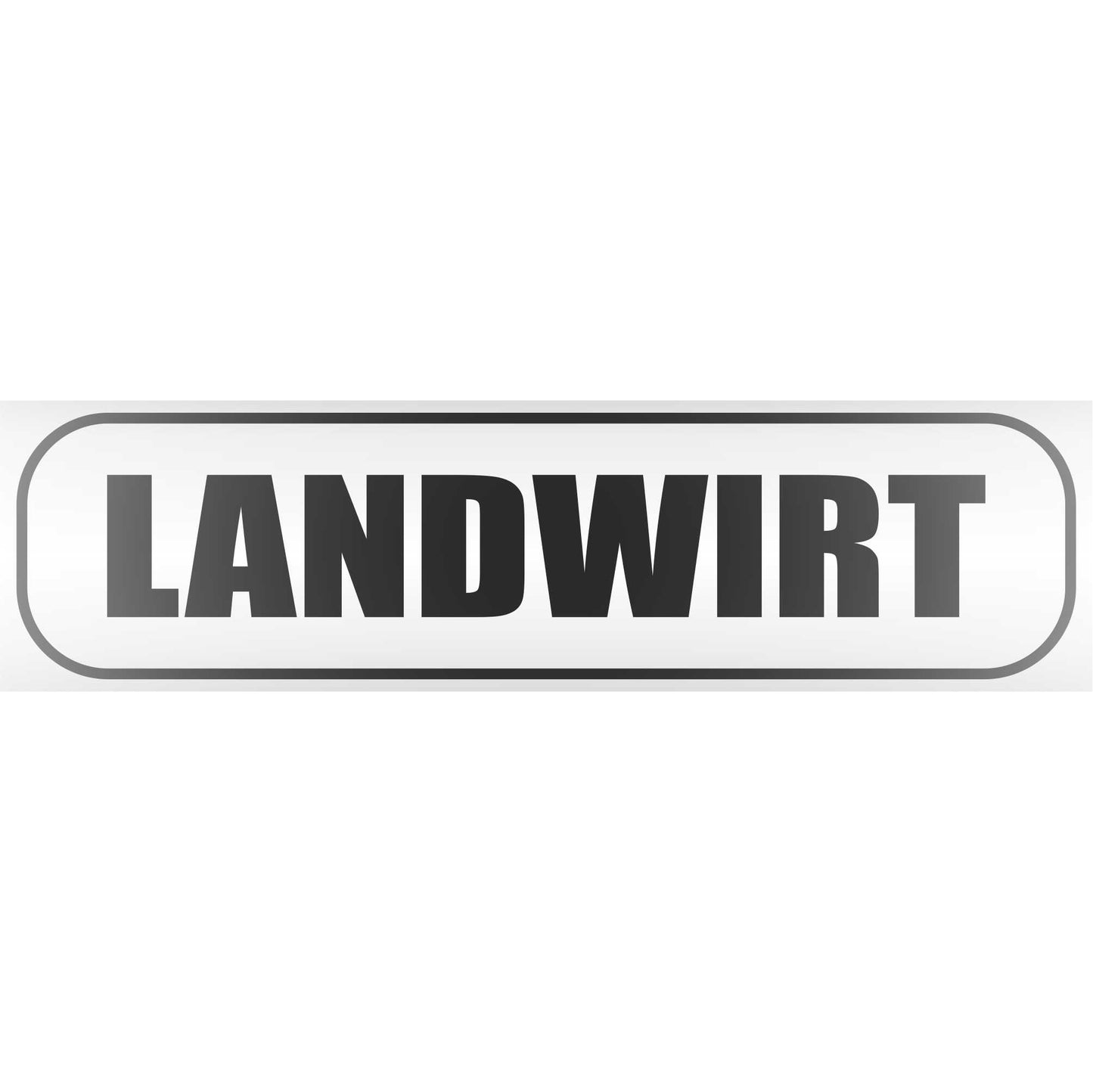 Magnetschild - Landwirt - Magnetfolie für Auto - LKW - Truck - Baustelle - Firma