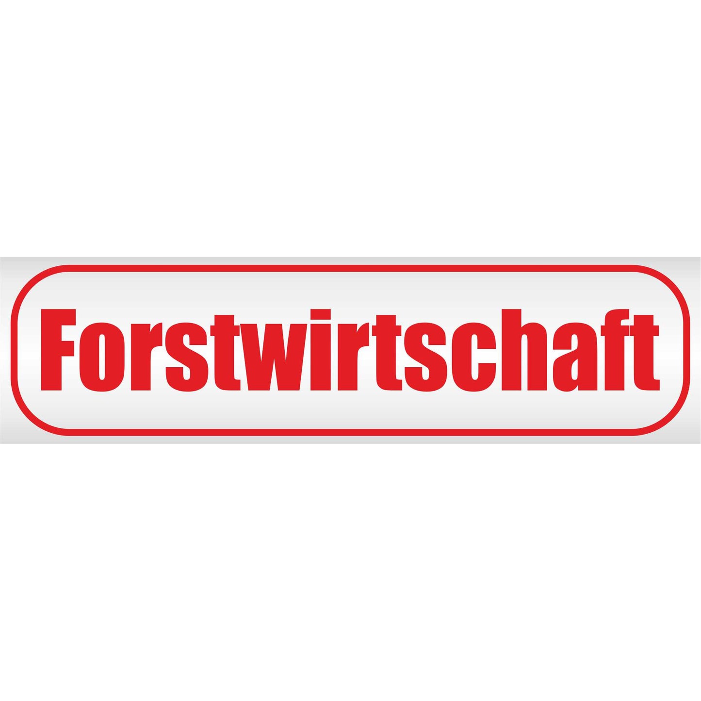 Magnetschild - Forstwirtschaft - Magnetfolie für Auto - LKW - Truck - Baustelle - Firma