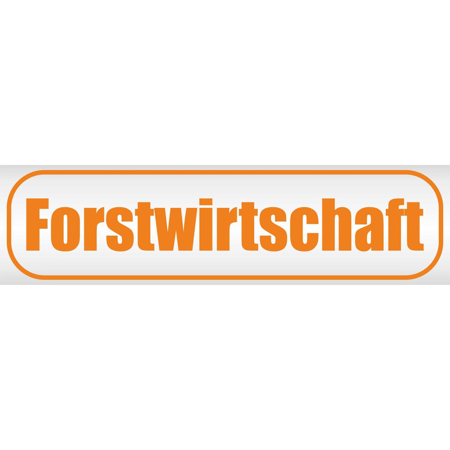Magnetschild - Forstwirtschaft - Magnetfolie für Auto - LKW - Truck - Baustelle - Firma