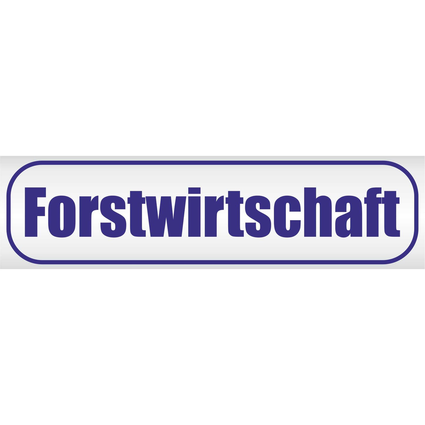 Magnetschild - Forstwirtschaft - Magnetfolie für Auto - LKW - Truck - Baustelle - Firma