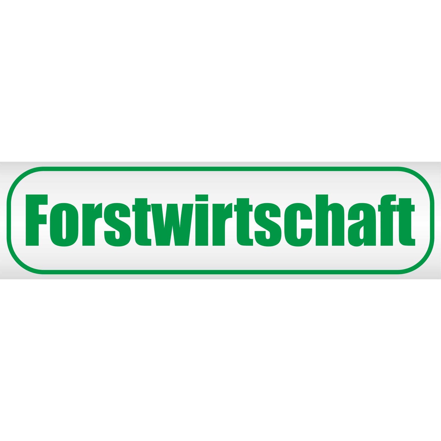 Magnetschild - Forstwirtschaft - Magnetfolie für Auto - LKW - Truck - Baustelle - Firma