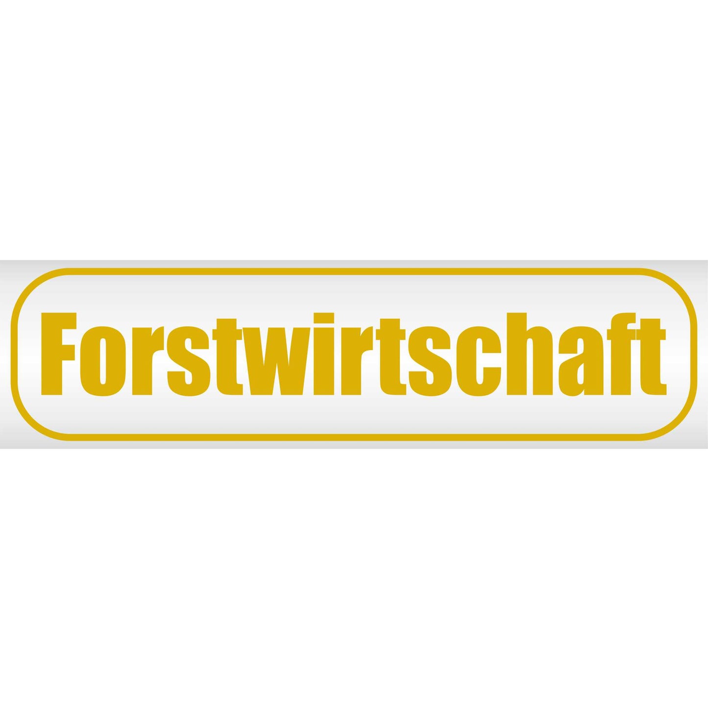 Magnetschild - Forstwirtschaft - Magnetfolie für Auto - LKW - Truck - Baustelle - Firma