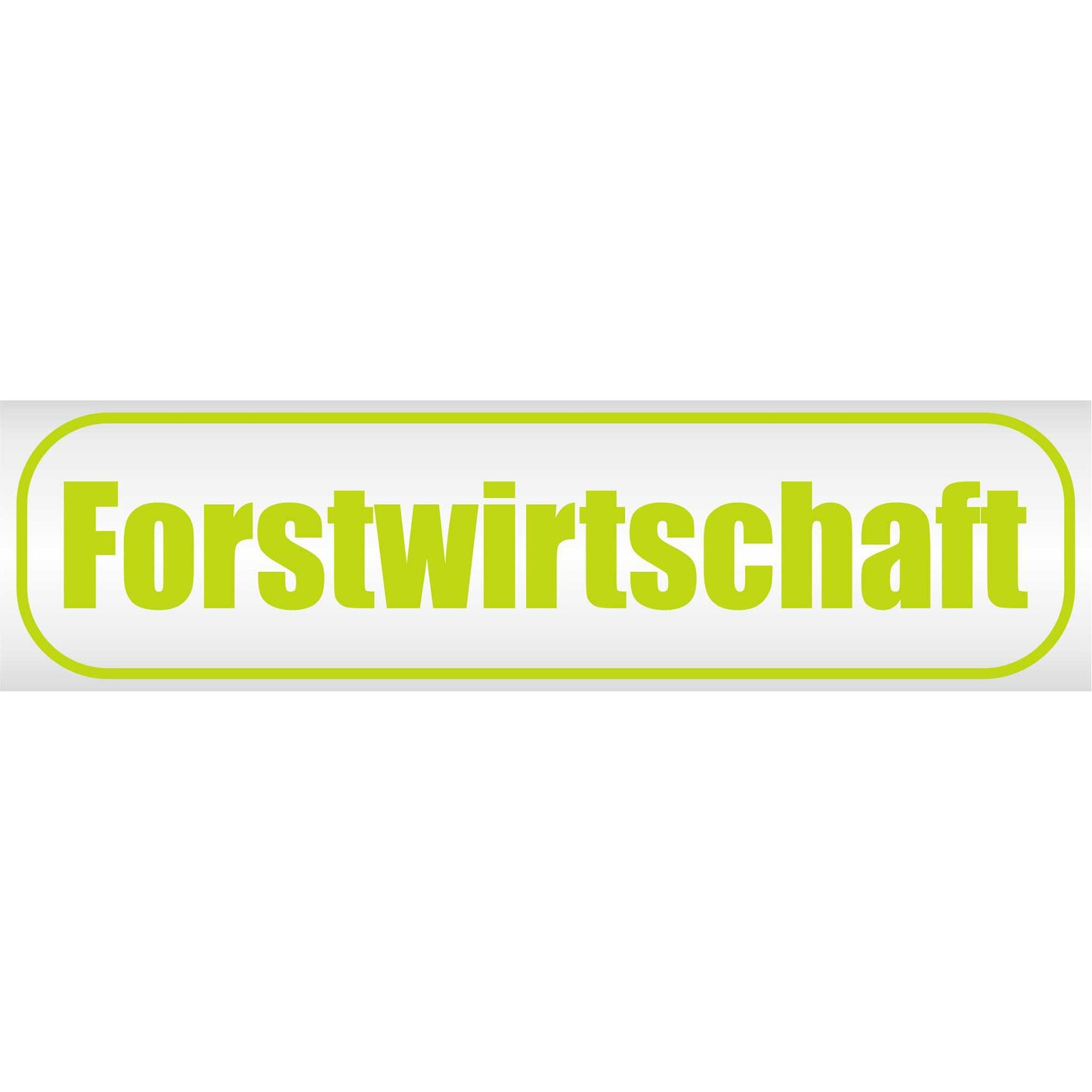 Magnetschild - Forstwirtschaft - Magnetfolie für Auto - LKW - Truck - Baustelle - Firma