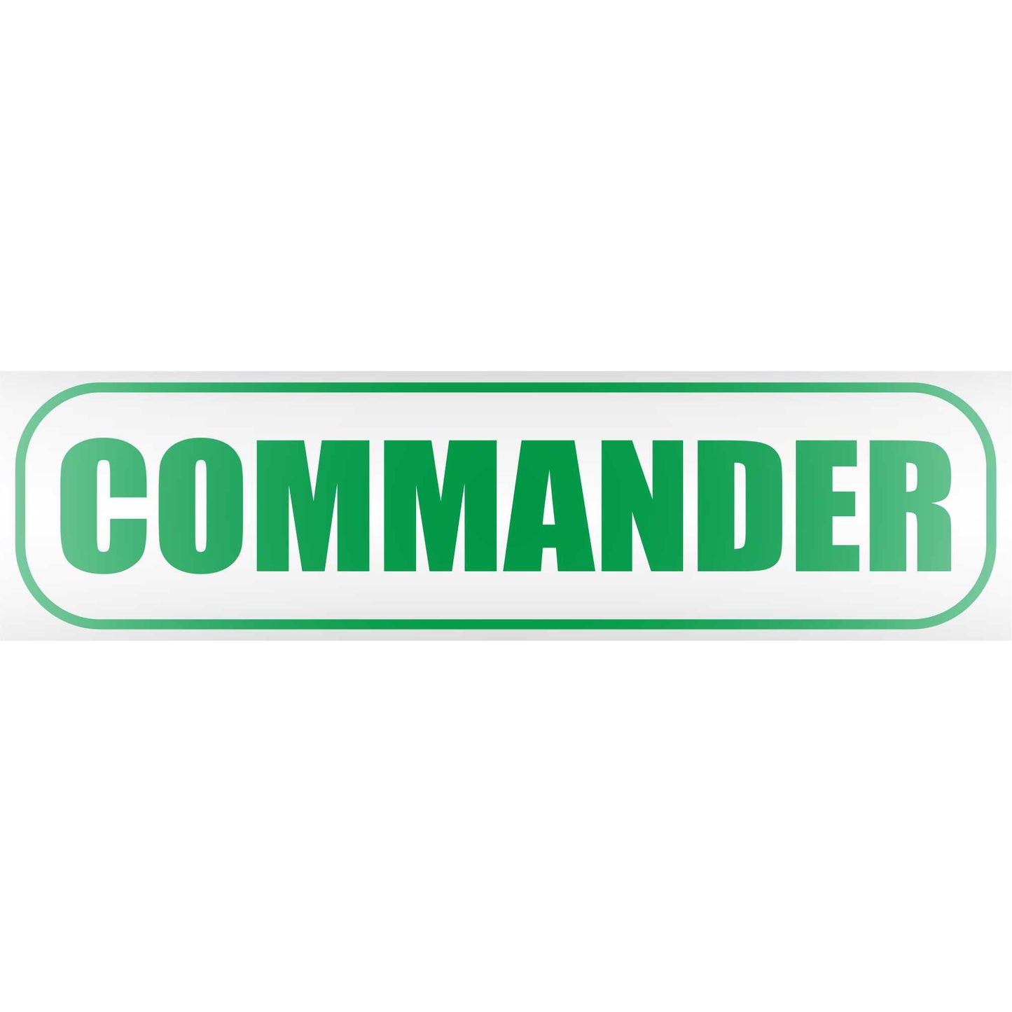 Magnetschild - Commander - Magnetfolie für Auto - LKW - Truck - Baustelle - Firma