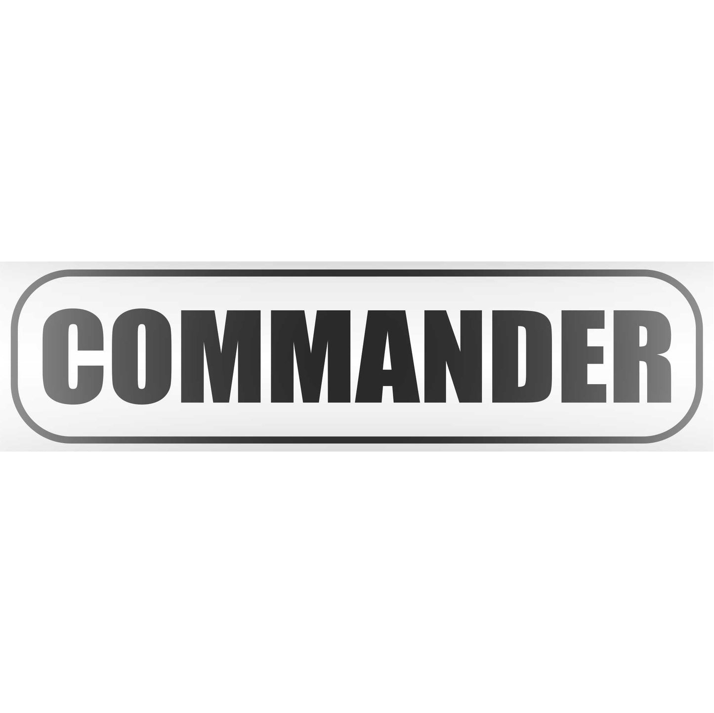 Magnetschild - Commander - Magnetfolie für Auto - LKW - Truck - Baustelle - Firma