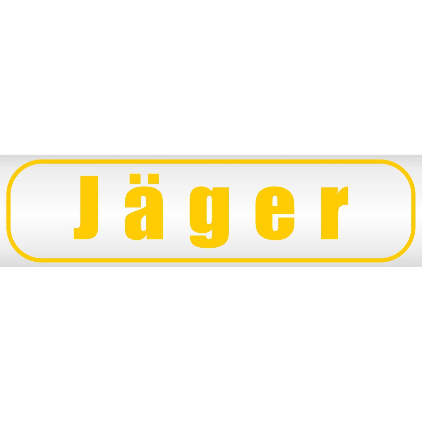Magnetschild - Jäger - Magnetfolie für Auto - LKW - Truck - Baustelle - Firma