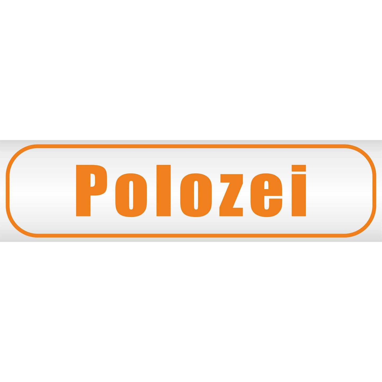 Magnetschild - Polozei - Magnetfolie für Auto - LKW - Truck - Baustelle - Firma