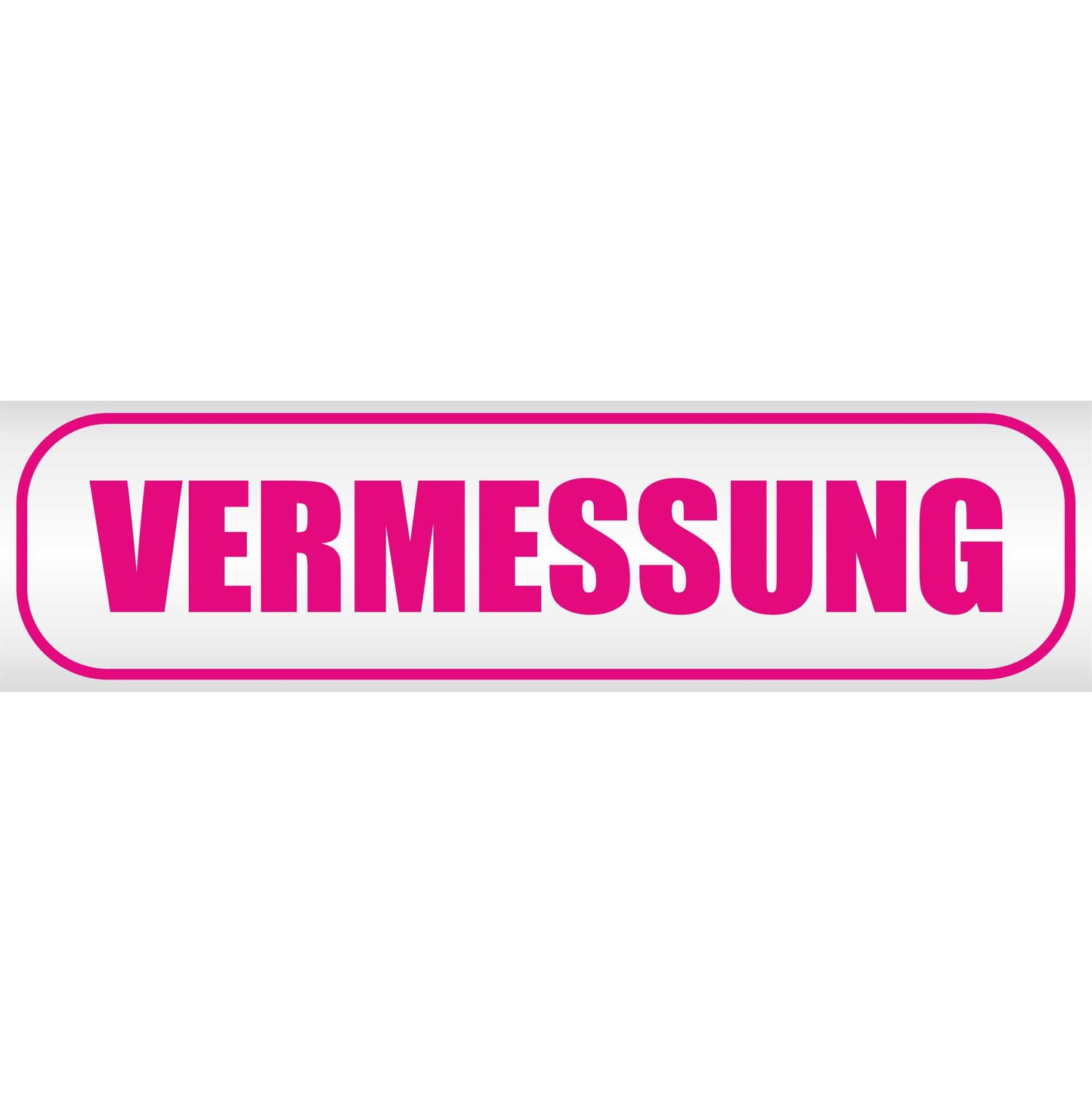 Magnetschild - Vermessung - Magnetfolie für Auto - LKW - Truck - Baustelle - Firma