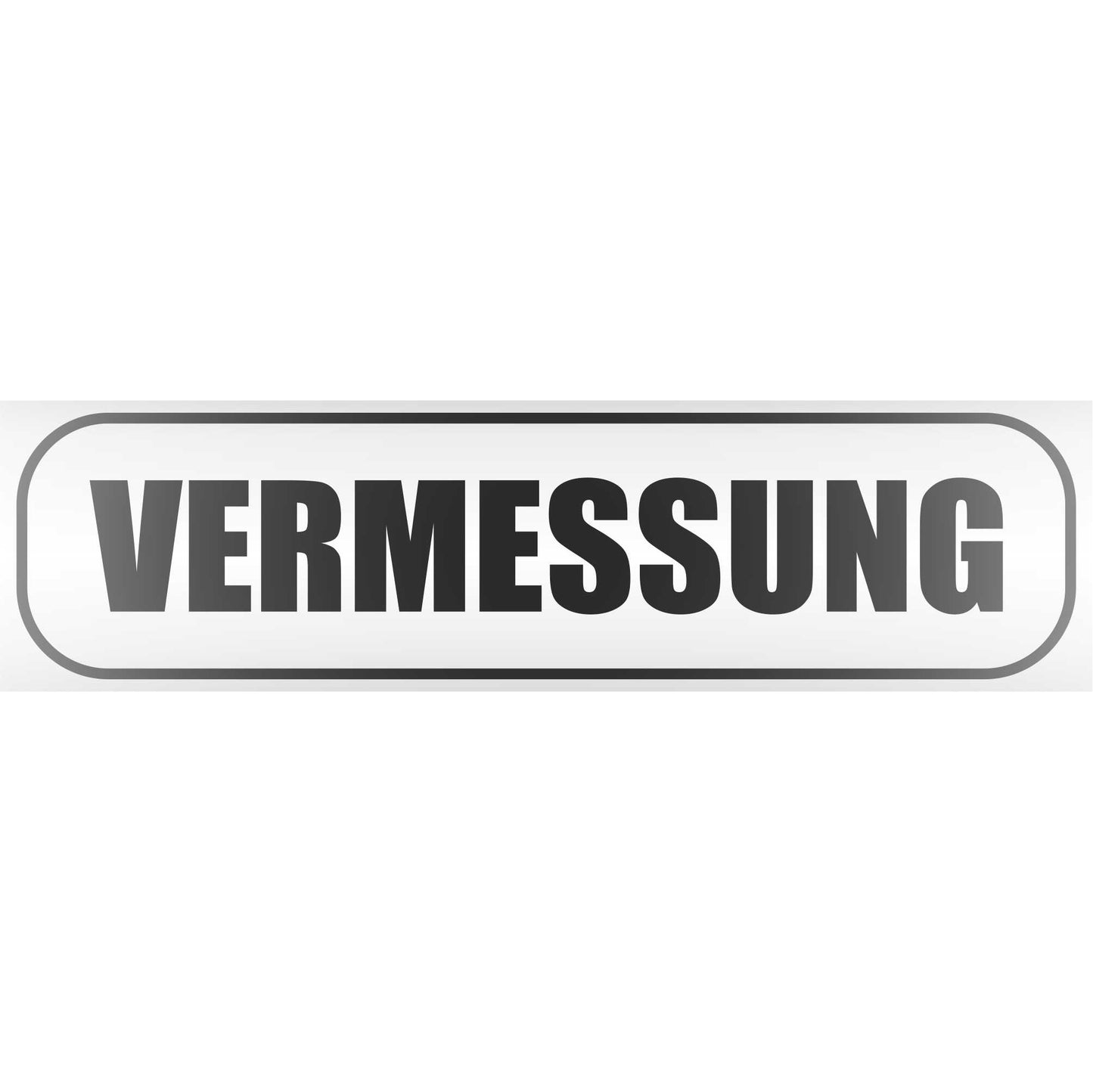 Magnetschild - Vermessung - Magnetfolie für Auto - LKW - Truck - Baustelle - Firma