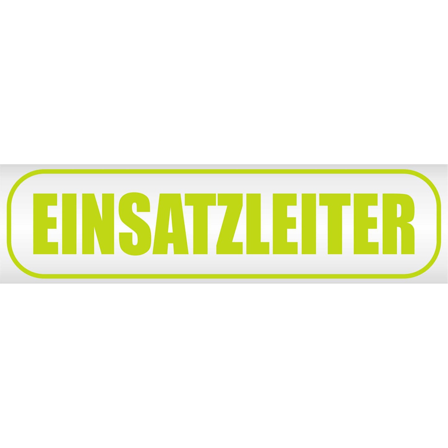 Magnetschild - Einsatzleiter - Magnetfolie für Auto - LKW - Truck - Baustelle - Firma