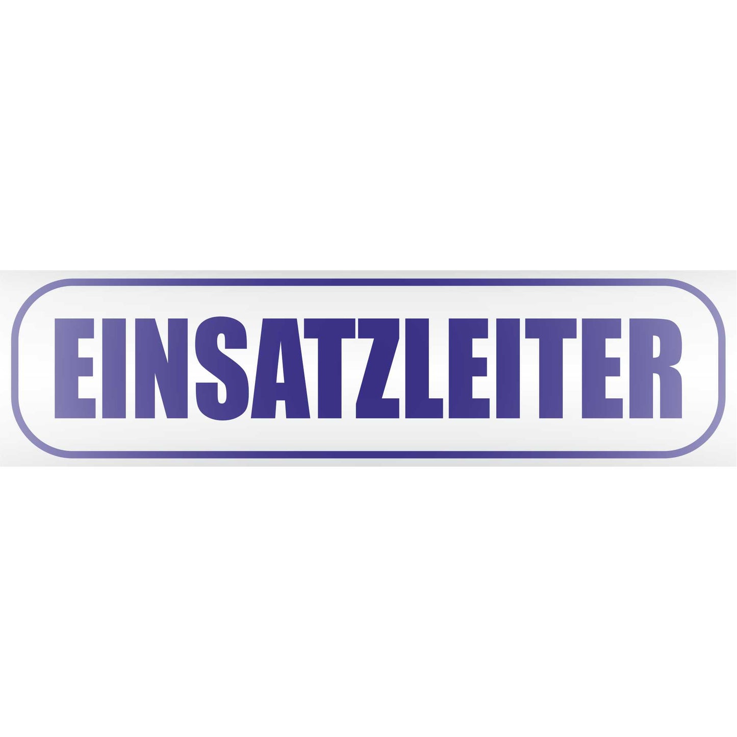 Magnetschild - Einsatzleiter - Magnetfolie für Auto - LKW - Truck - Baustelle - Firma
