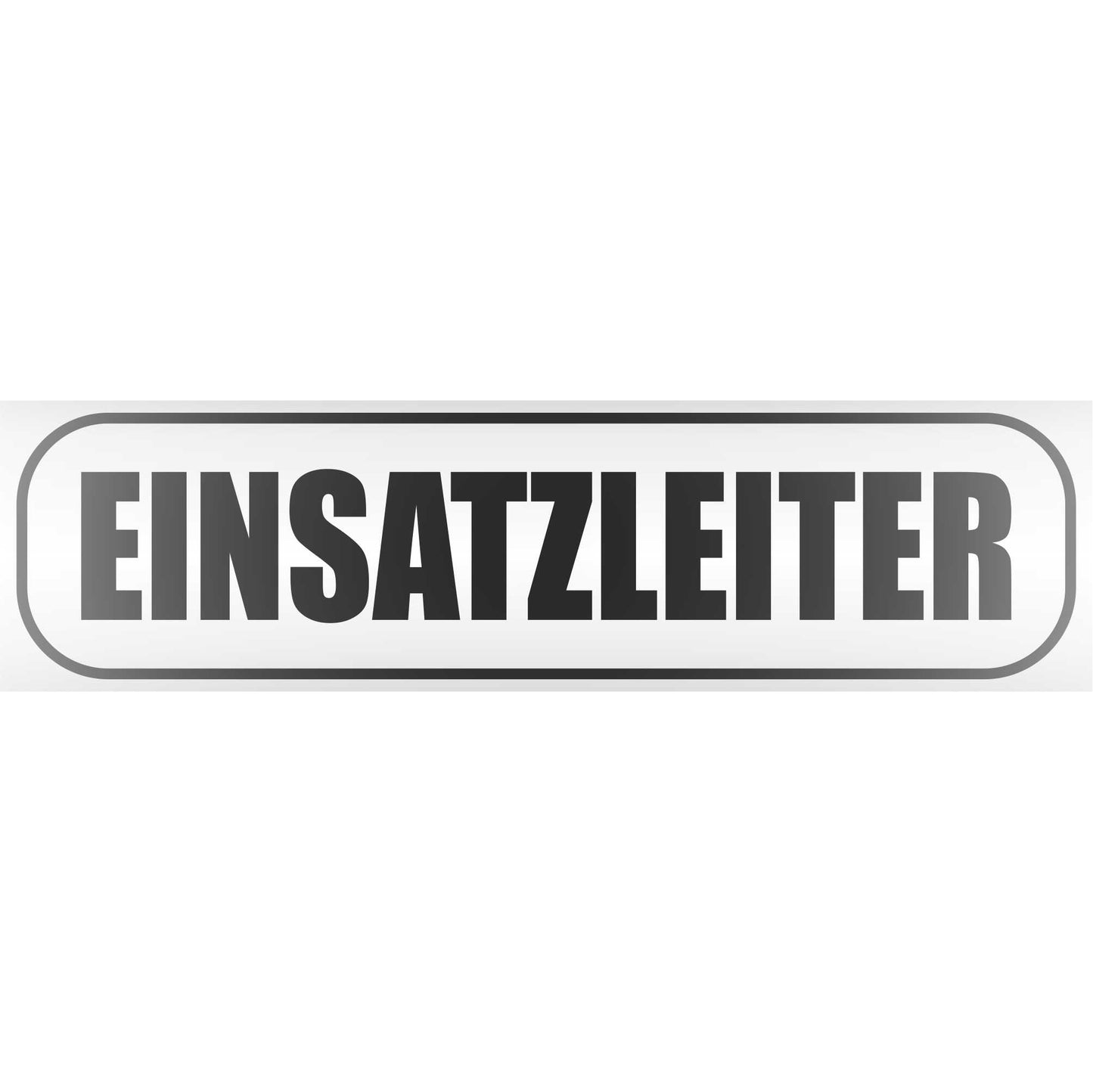 Magnetschild - Einsatzleiter - Magnetfolie für Auto - LKW - Truck - Baustelle - Firma