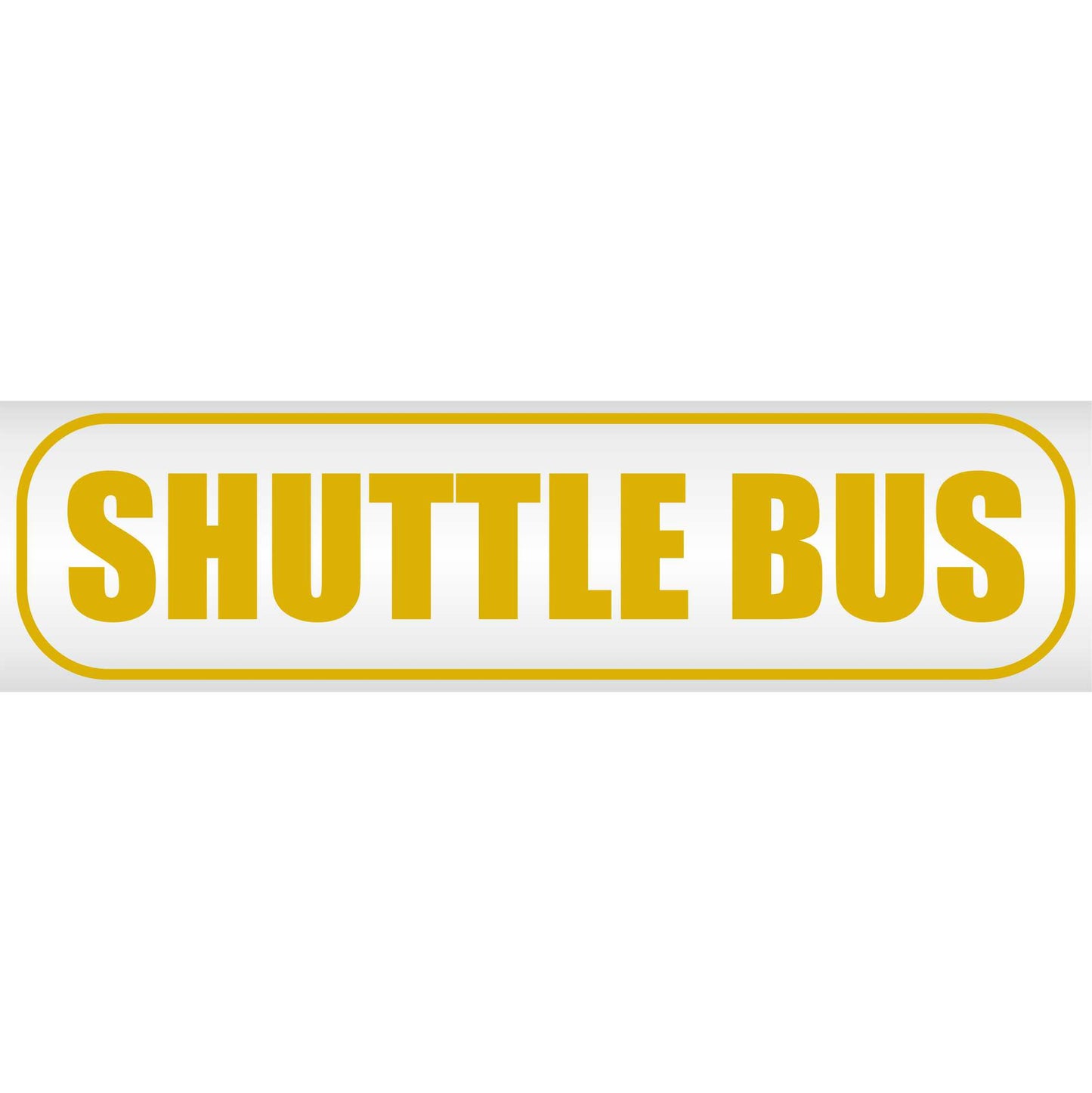 Magnetschild - Shuttle Bus - Magnetfolie für Auto - LKW - Truck - Baustelle - Firma