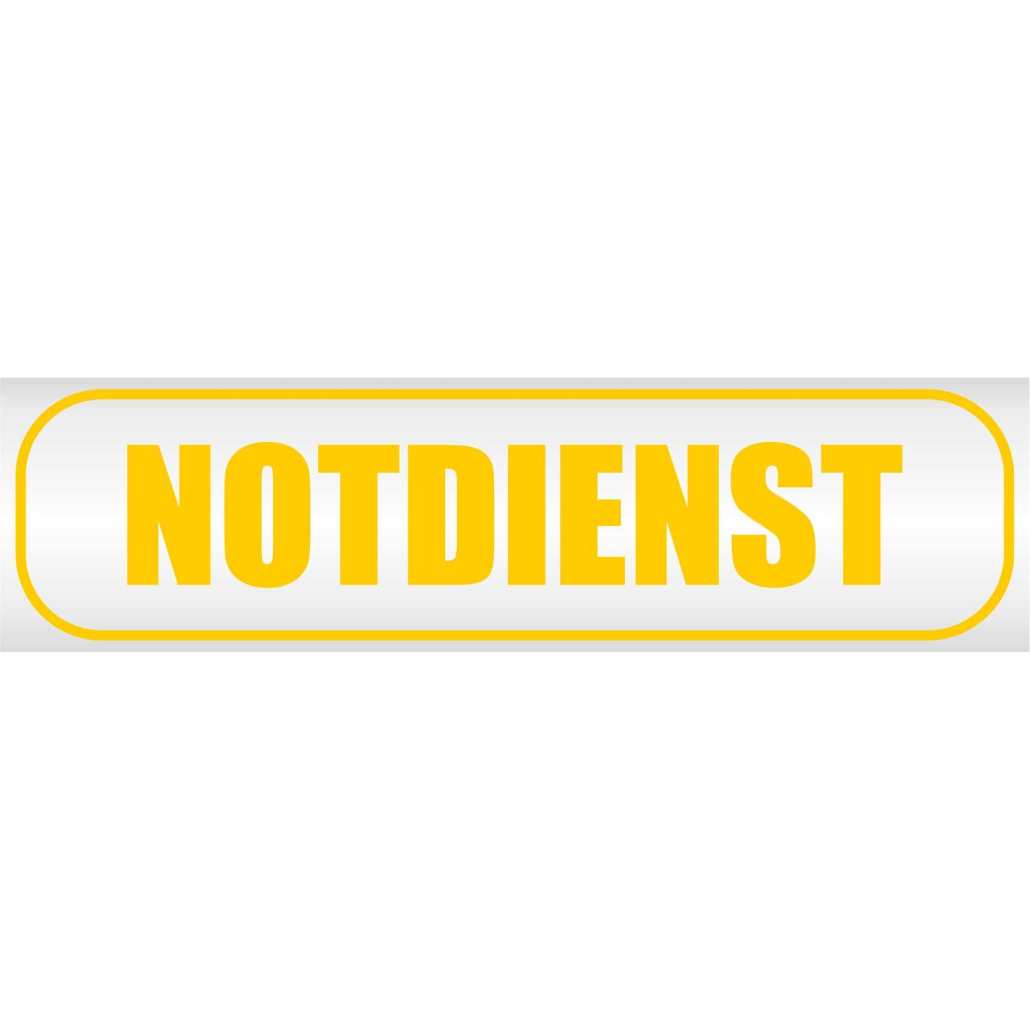 Magnetschild - Notdienst - Magnetfolie für Auto - LKW - Truck - Baustelle - Firma