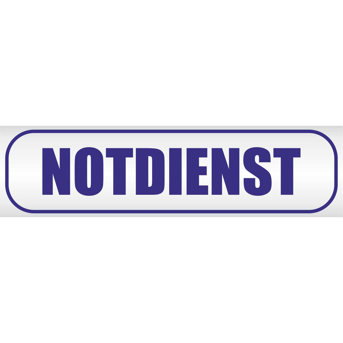 Magnetschild - Notdienst - Magnetfolie für Auto - LKW - Truck - Baustelle - Firma