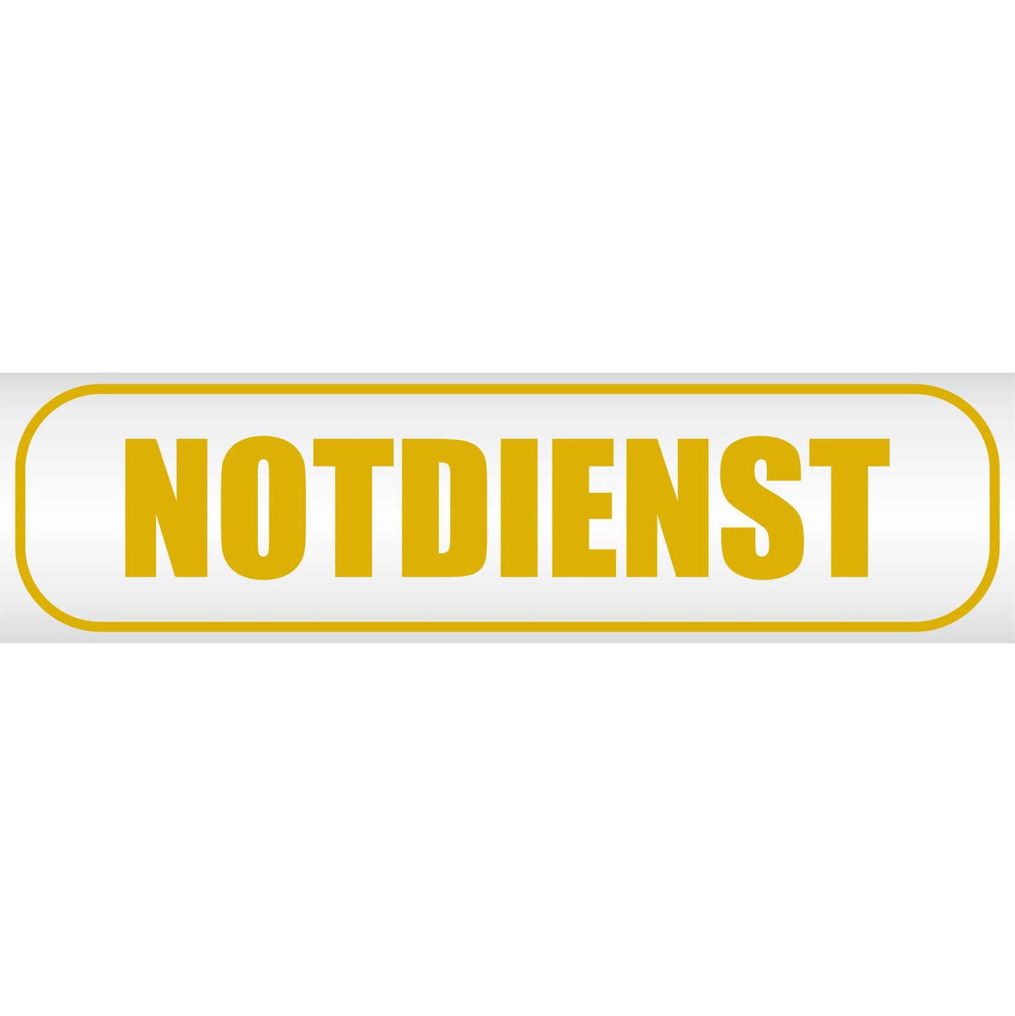 Magnetschild - Notdienst - Magnetfolie für Auto - LKW - Truck - Baustelle - Firma