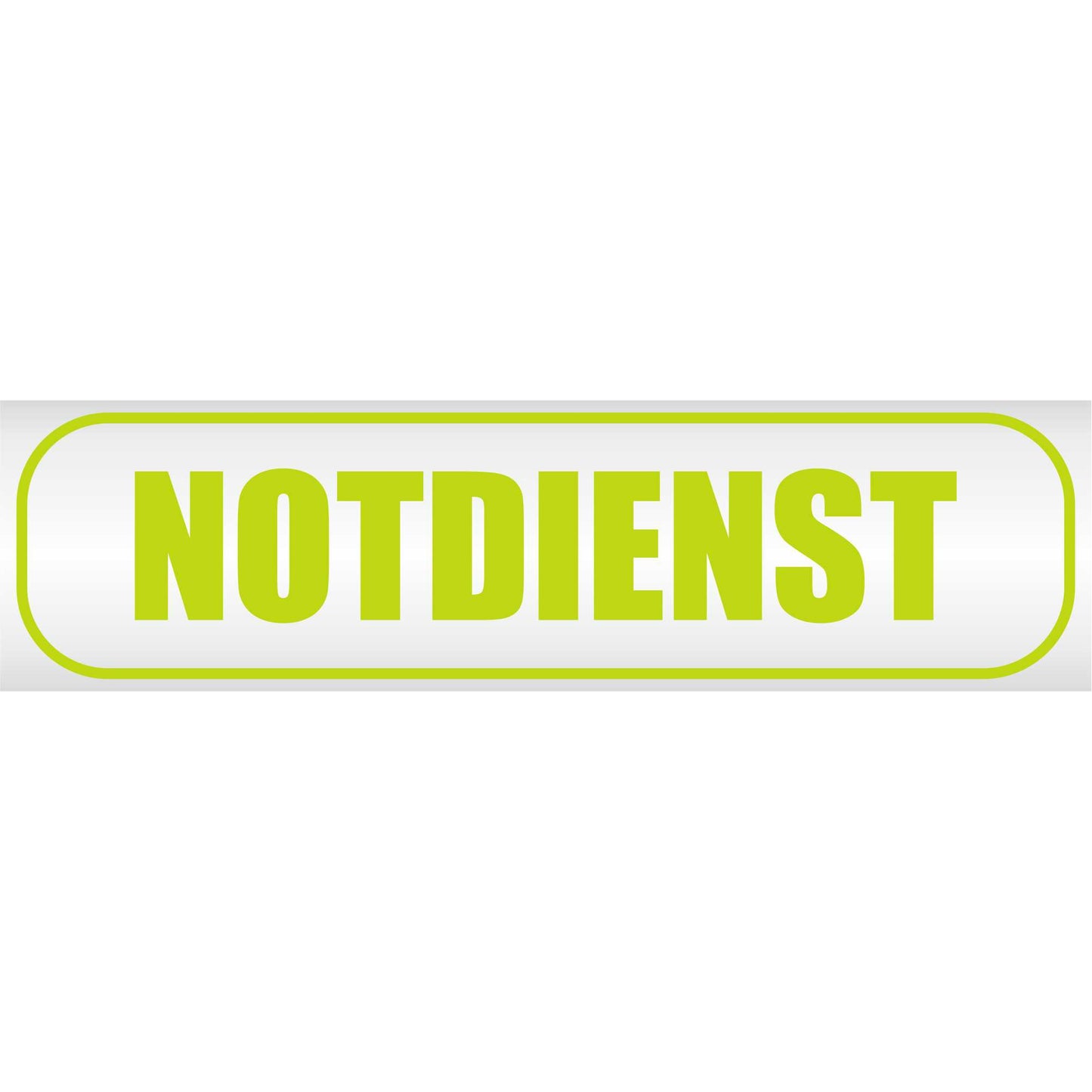 Magnetschild - Notdienst - Magnetfolie für Auto - LKW - Truck - Baustelle - Firma