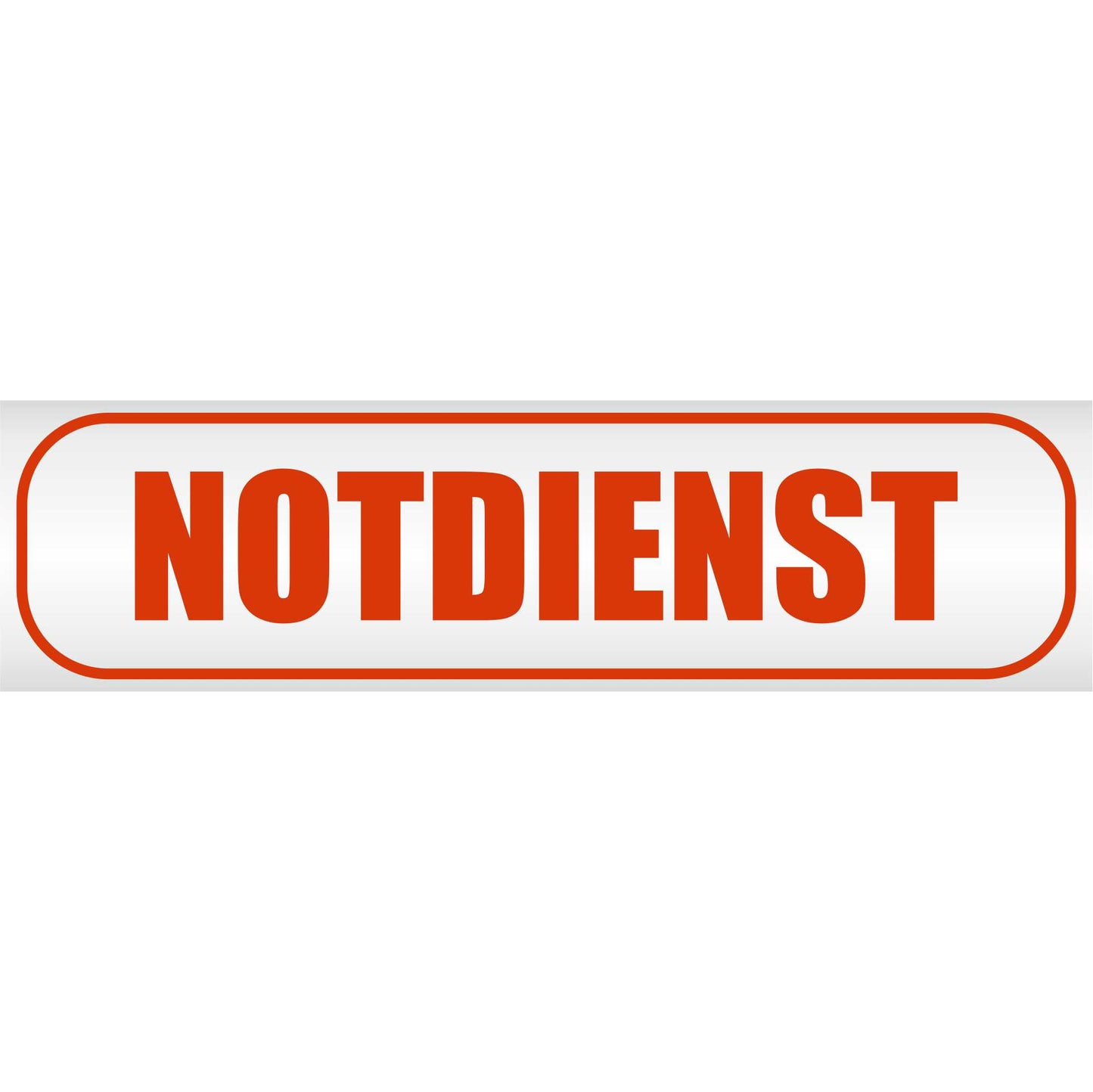 Magnetschild - Notdienst - Magnetfolie für Auto - LKW - Truck - Baustelle - Firma
