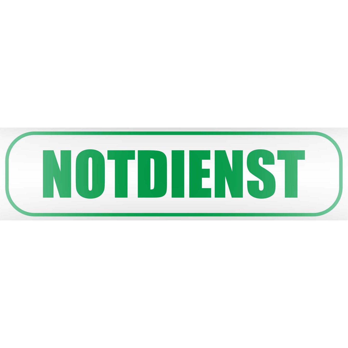 Magnetschild - Notdienst - Magnetfolie für Auto - LKW - Truck - Baustelle - Firma