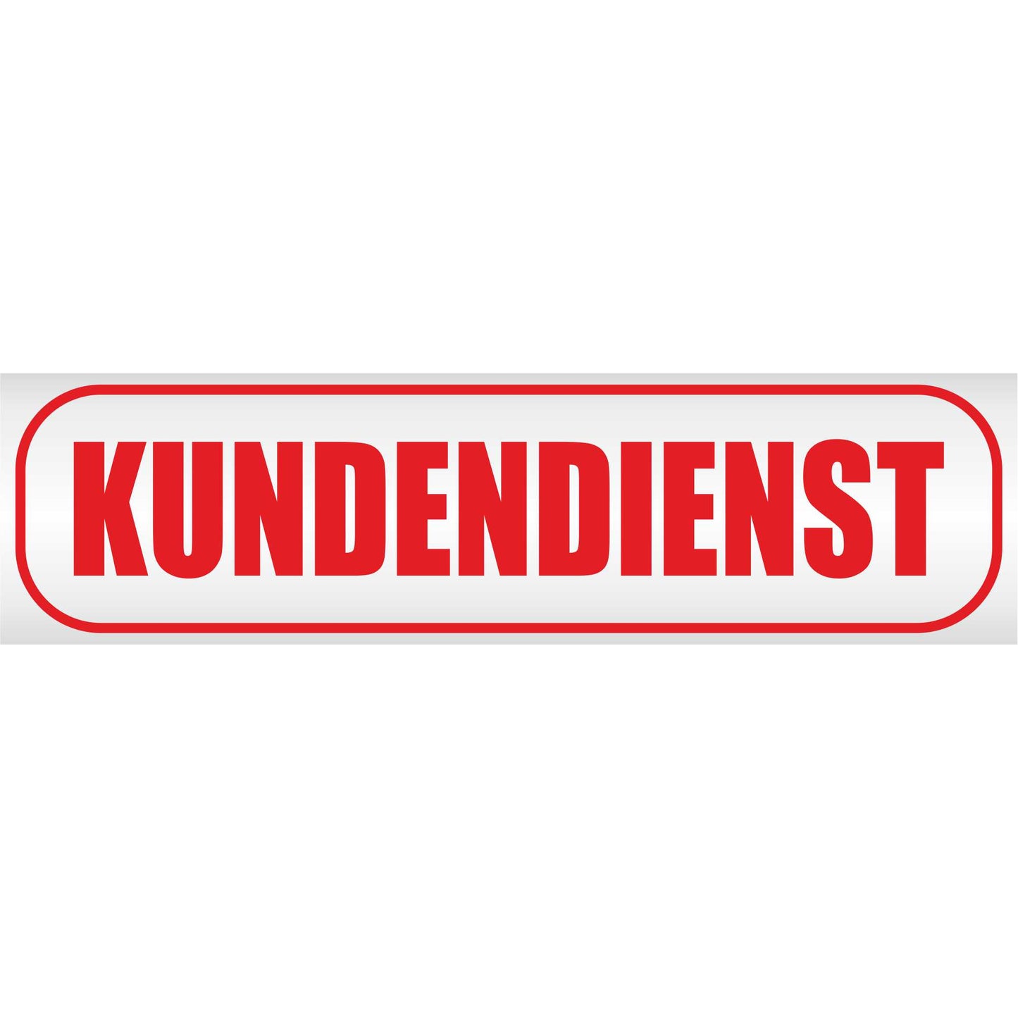 Magnetschild - Kundendienst - Magnetfolie für Auto - LKW - Truck - Baustelle - Firma