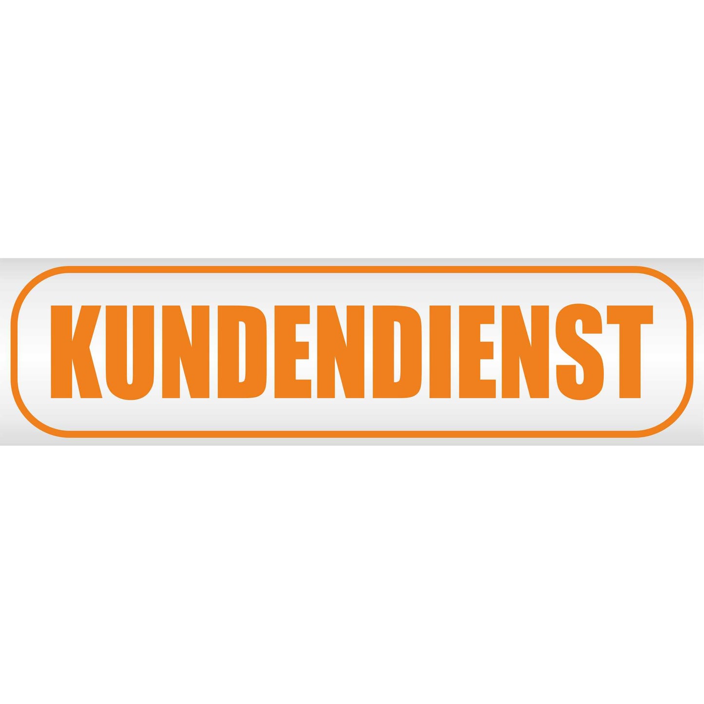 Magnetschild - Kundendienst - Magnetfolie für Auto - LKW - Truck - Baustelle - Firma