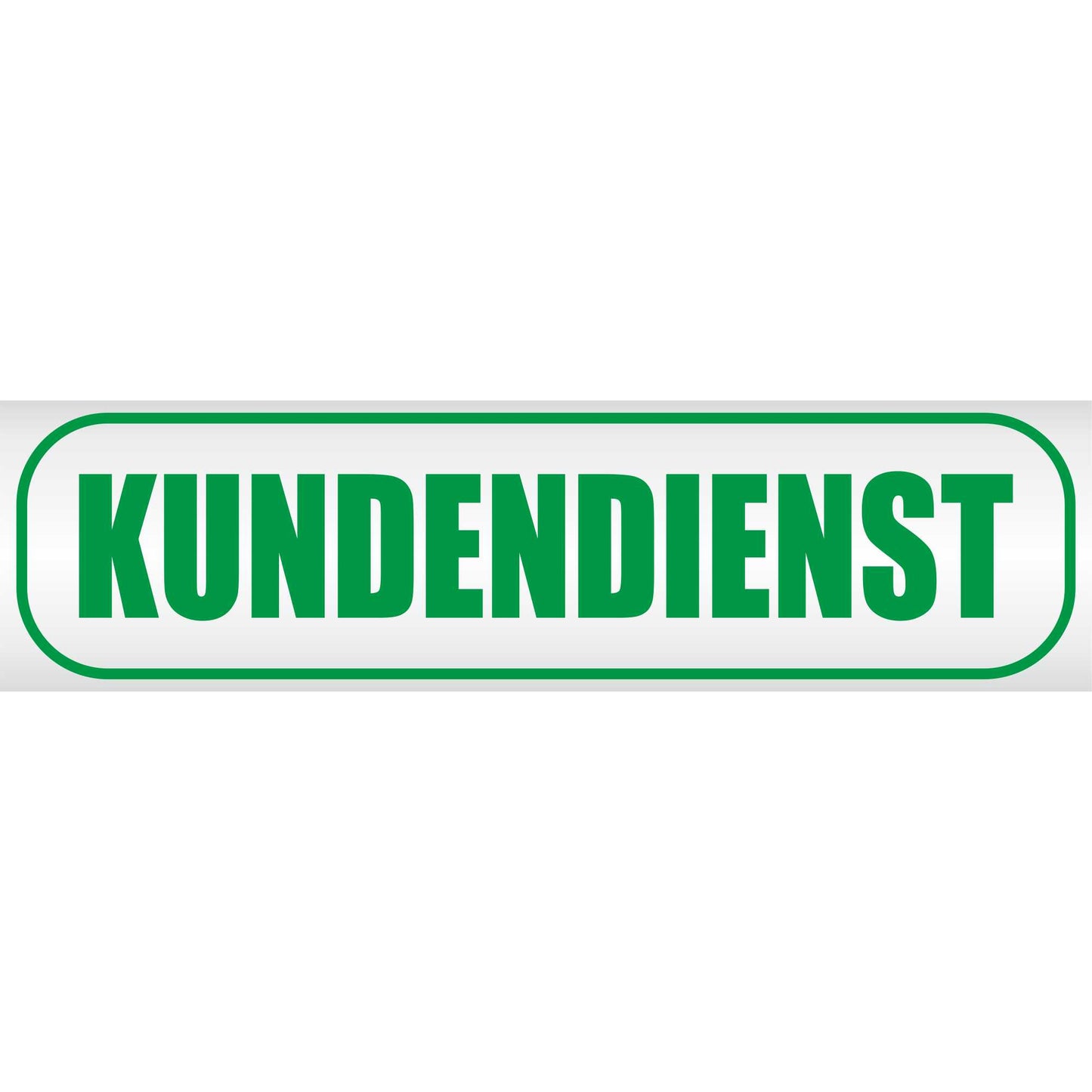 Magnetschild - Kundendienst - Magnetfolie für Auto - LKW - Truck - Baustelle - Firma
