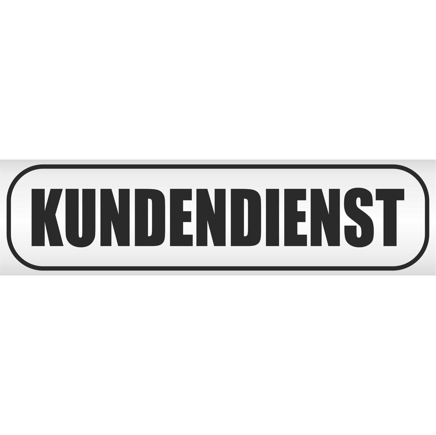 Magnetschild - Kundendienst - Magnetfolie für Auto - LKW - Truck - Baustelle - Firma