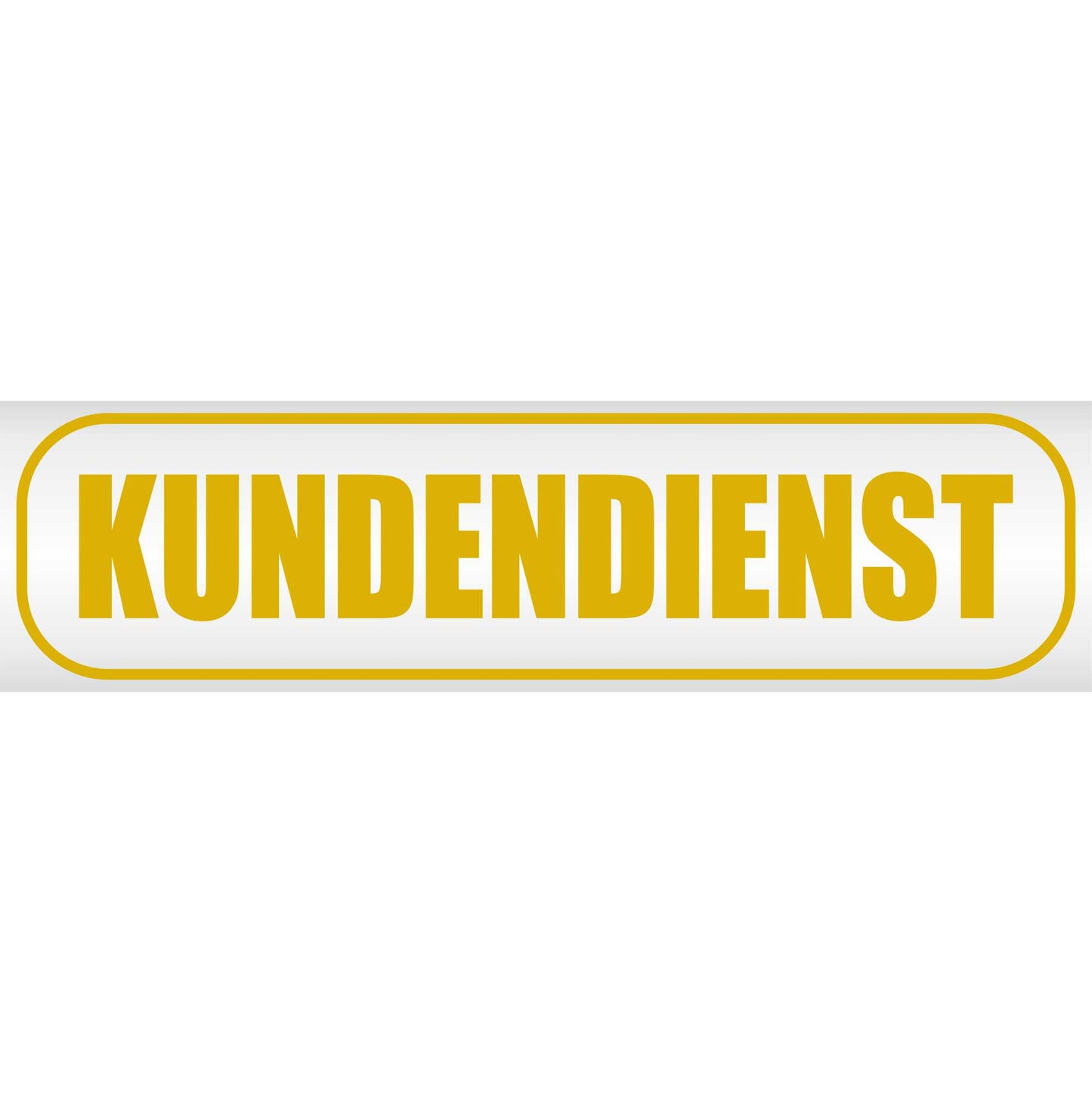 Magnetschild - Kundendienst - Magnetfolie für Auto - LKW - Truck - Baustelle - Firma