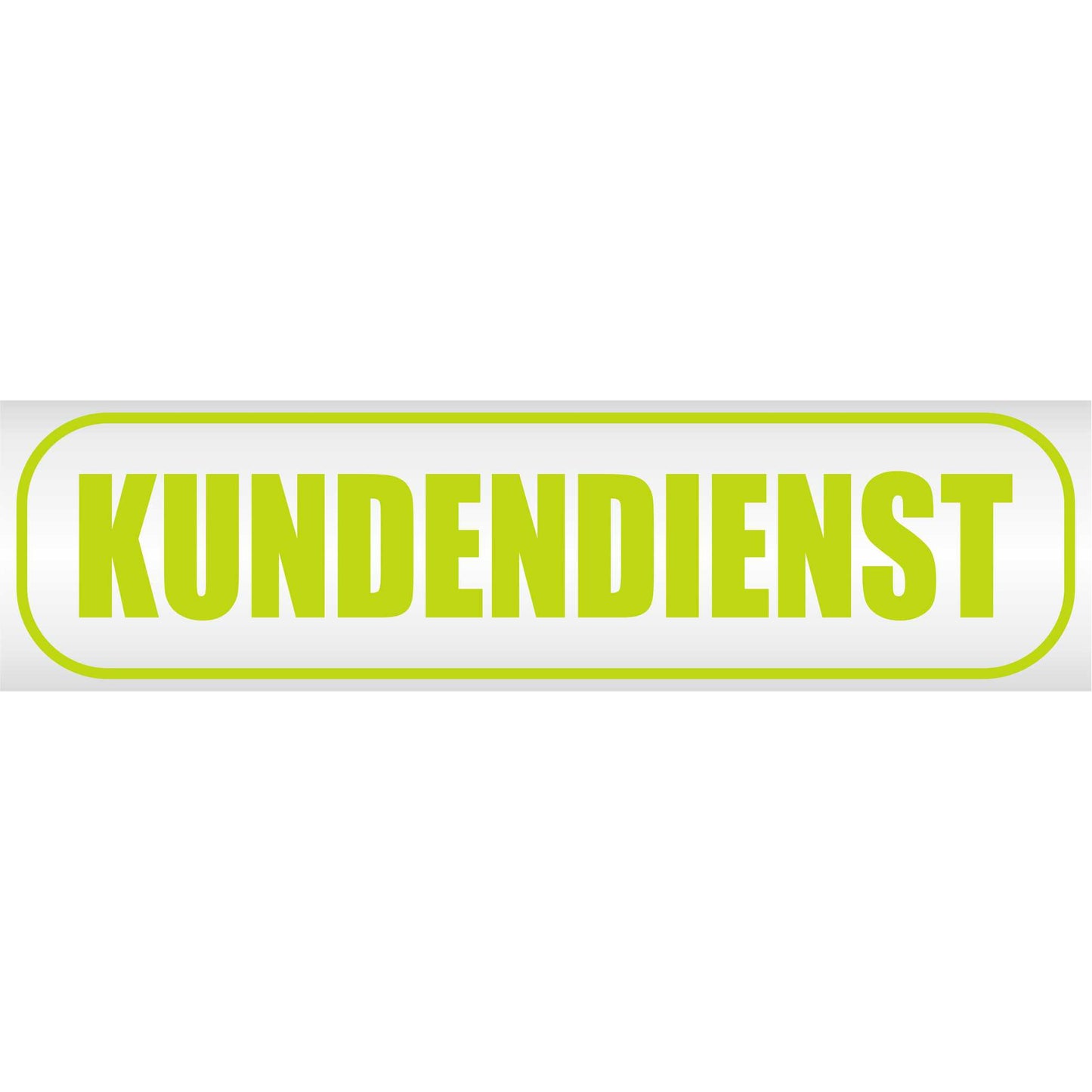 Magnetschild - Kundendienst - Magnetfolie für Auto - LKW - Truck - Baustelle - Firma