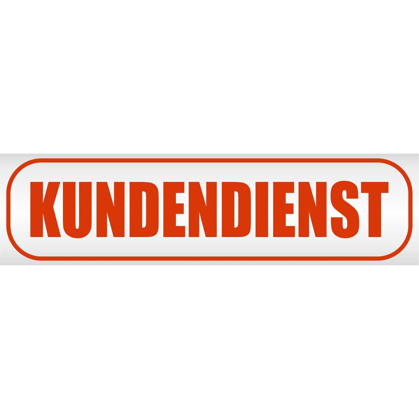 Magnetschild - Kundendienst - Magnetfolie für Auto - LKW - Truck - Baustelle - Firma