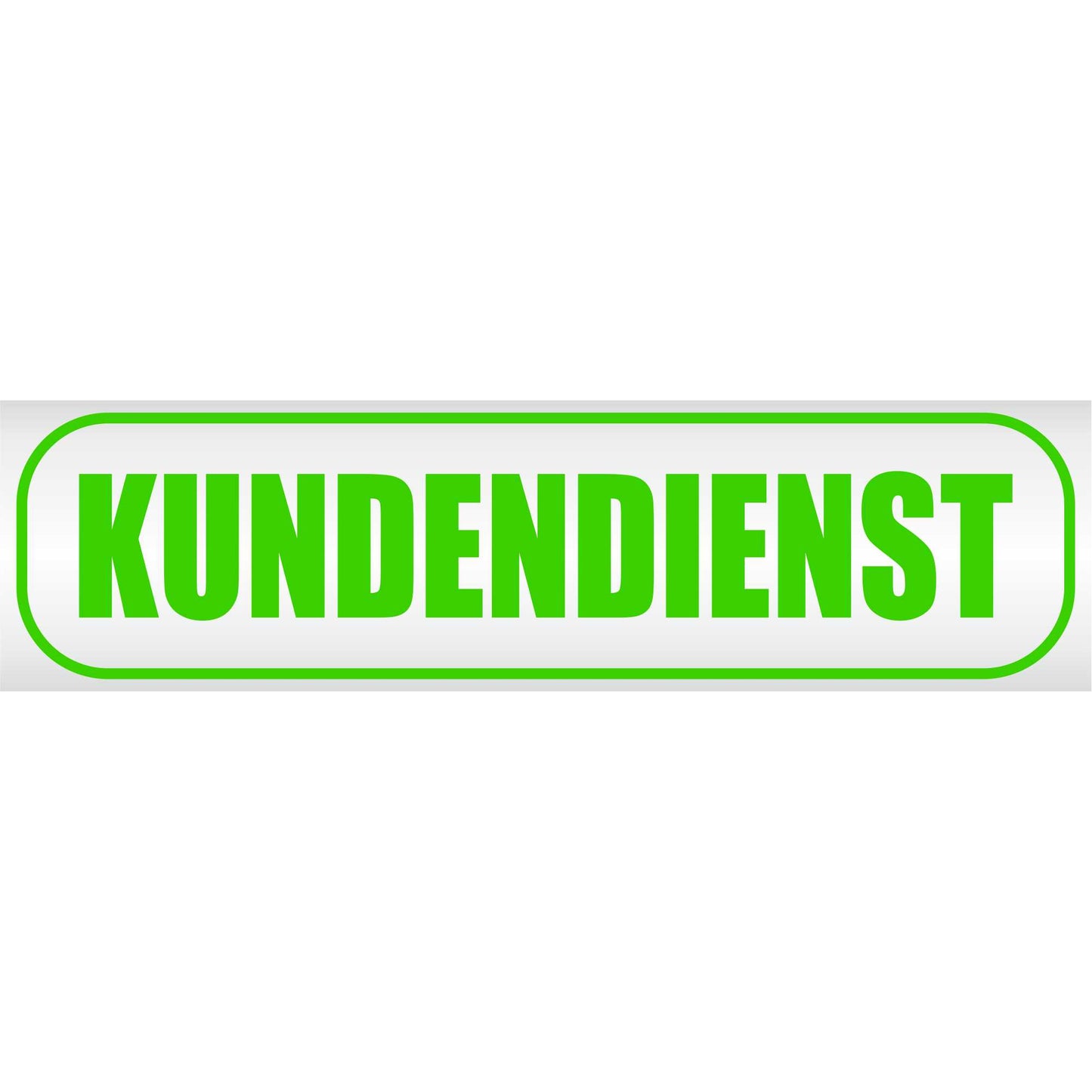 Magnetschild - Kundendienst - Magnetfolie für Auto - LKW - Truck - Baustelle - Firma