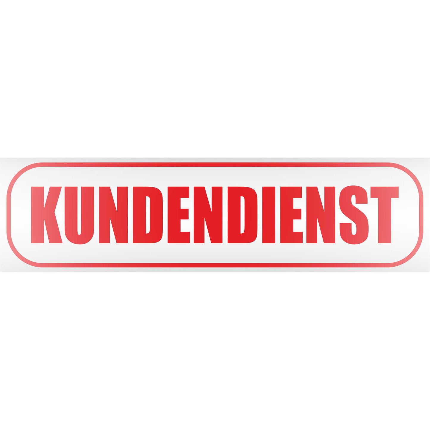 Magnetschild - Kundendienst - Magnetfolie für Auto - LKW - Truck - Baustelle - Firma