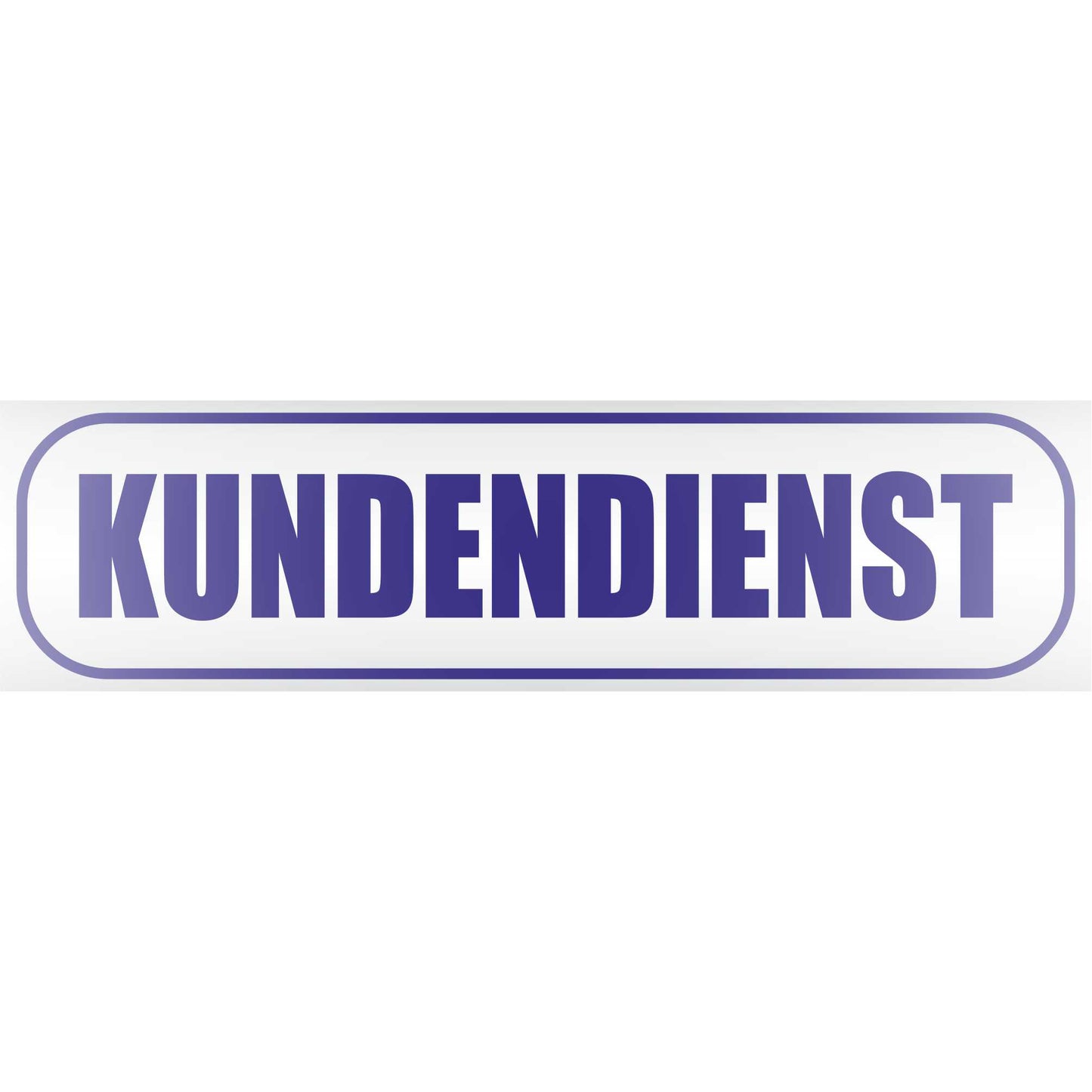 Magnetschild - Kundendienst - Magnetfolie für Auto - LKW - Truck - Baustelle - Firma