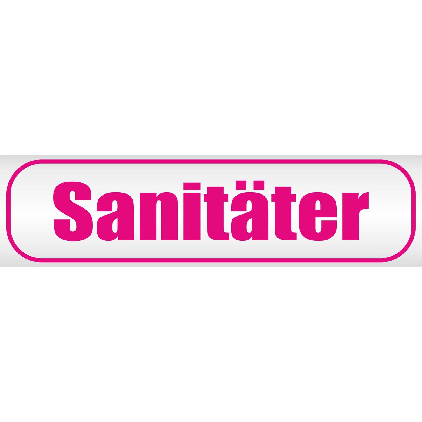 Magnetschild - Sanitäter - Magnetfolie für Auto - LKW - Truck - Baustelle - Firma