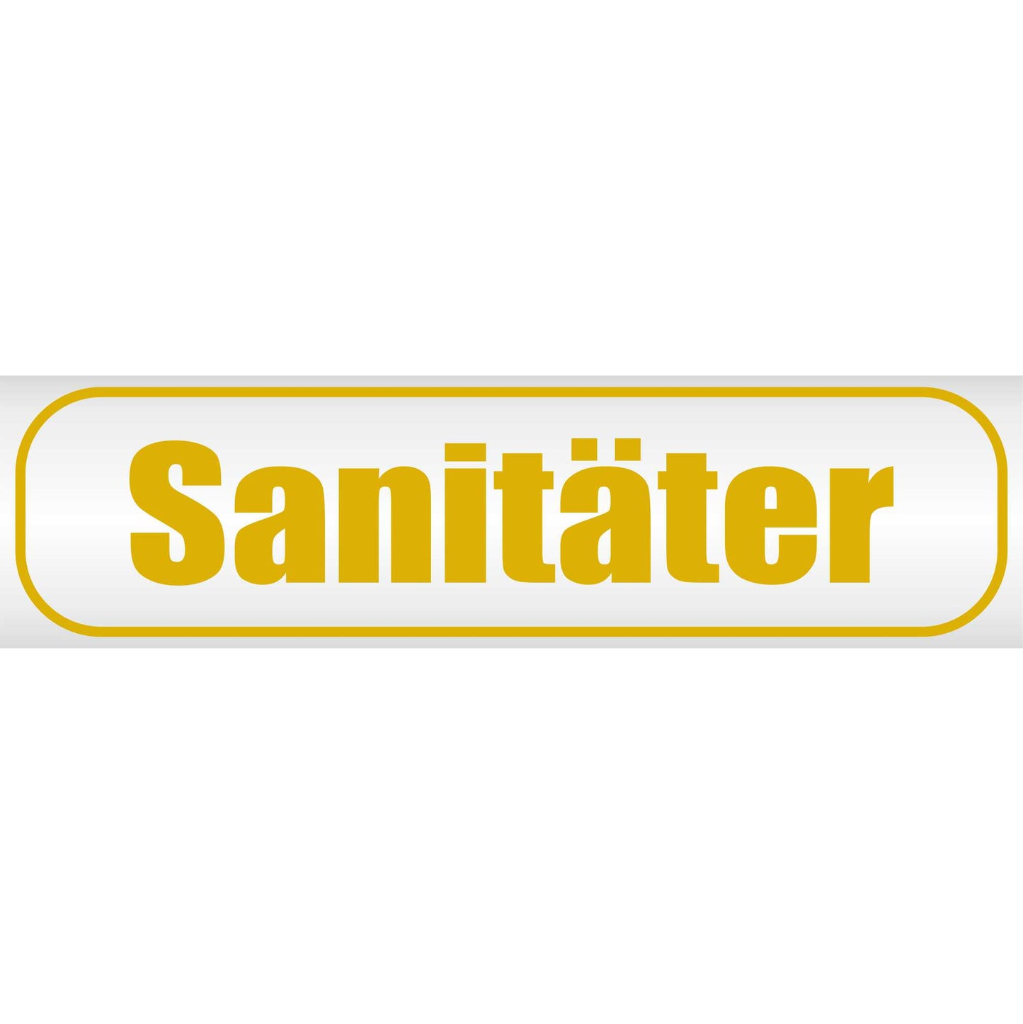 Magnetschild - Sanitäter - Magnetfolie für Auto - LKW - Truck - Baustelle - Firma