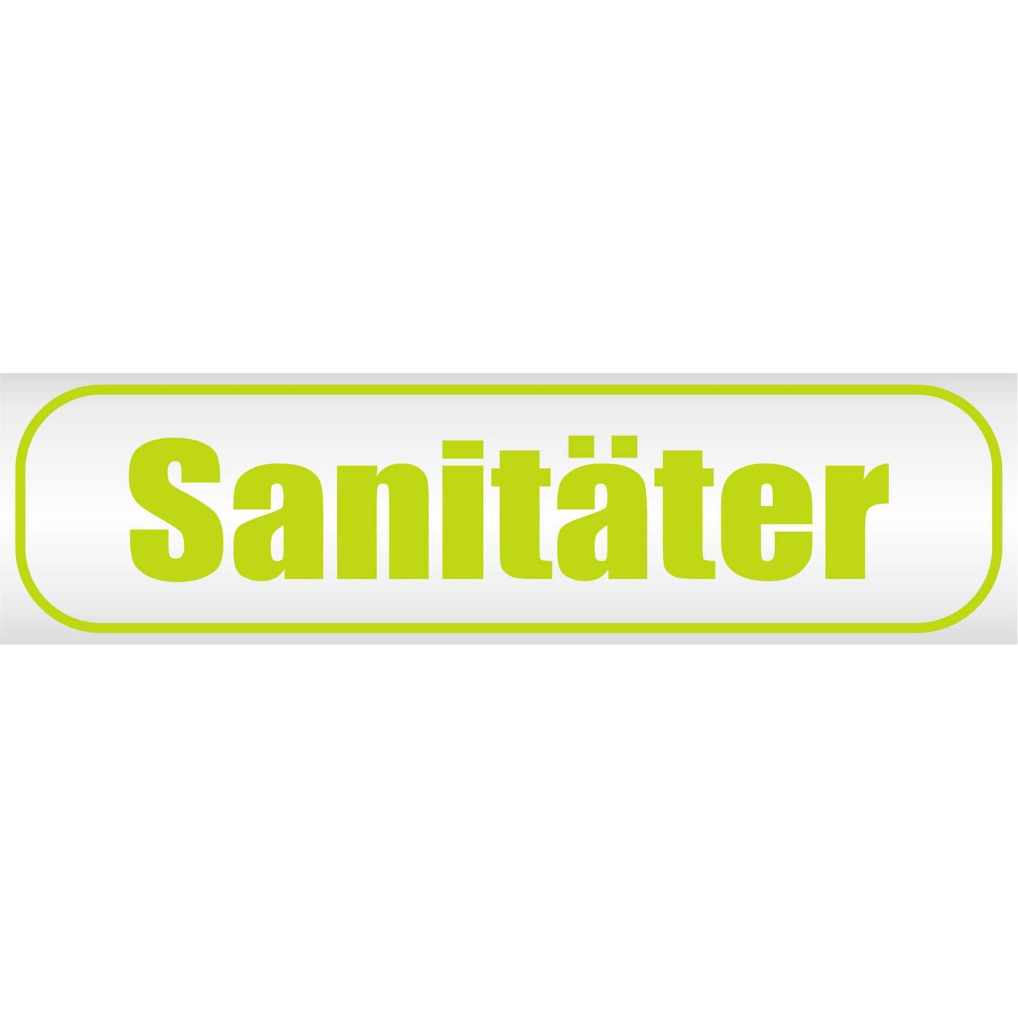 Magnetschild - Sanitäter - Magnetfolie für Auto - LKW - Truck - Baustelle - Firma