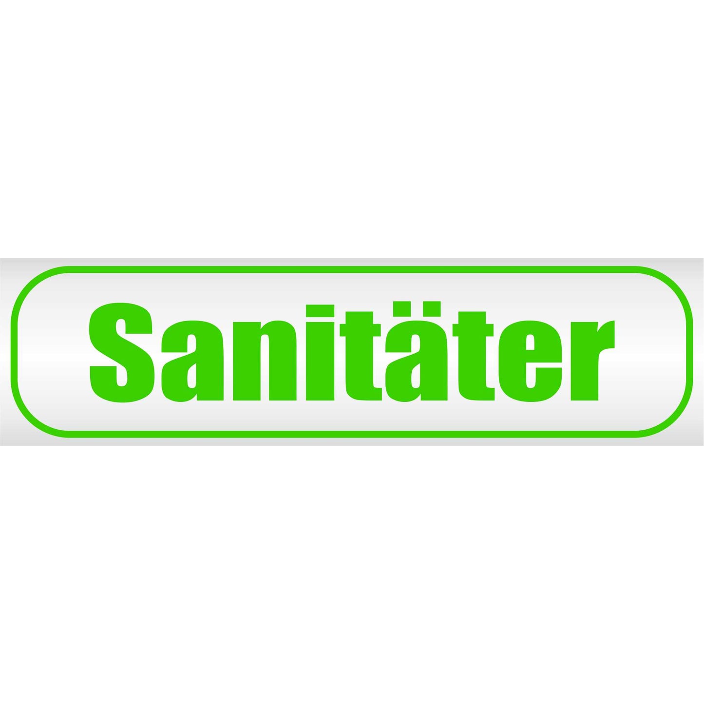 Magnetschild - Sanitäter - Magnetfolie für Auto - LKW - Truck - Baustelle - Firma