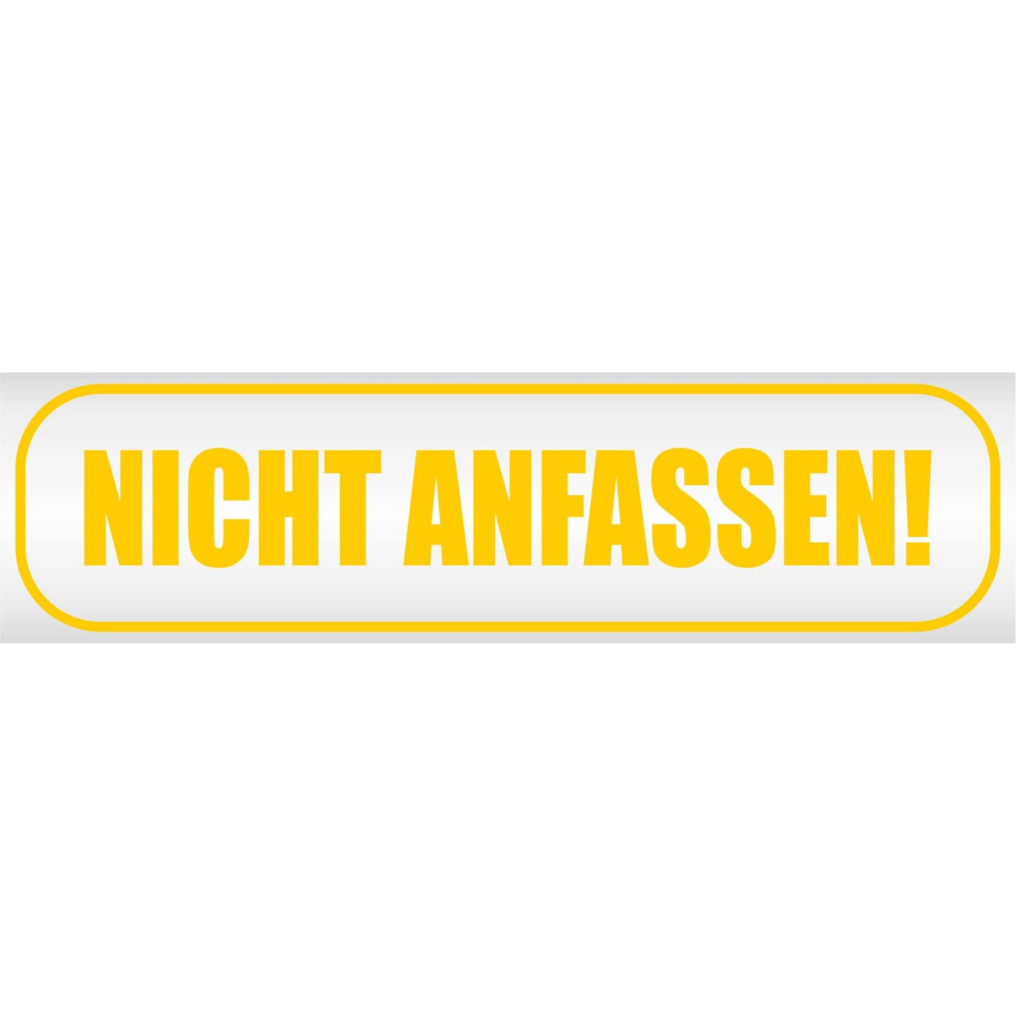 Magnetschild - Nicht Anfassen - Magnetfolie für Auto - LKW - Truck - Baustelle - Firma