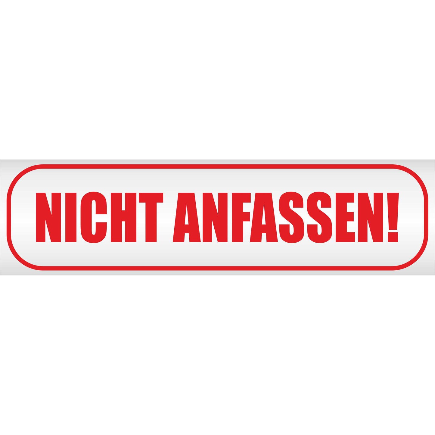 Magnetschild - Nicht Anfassen - Magnetfolie für Auto - LKW - Truck - Baustelle - Firma