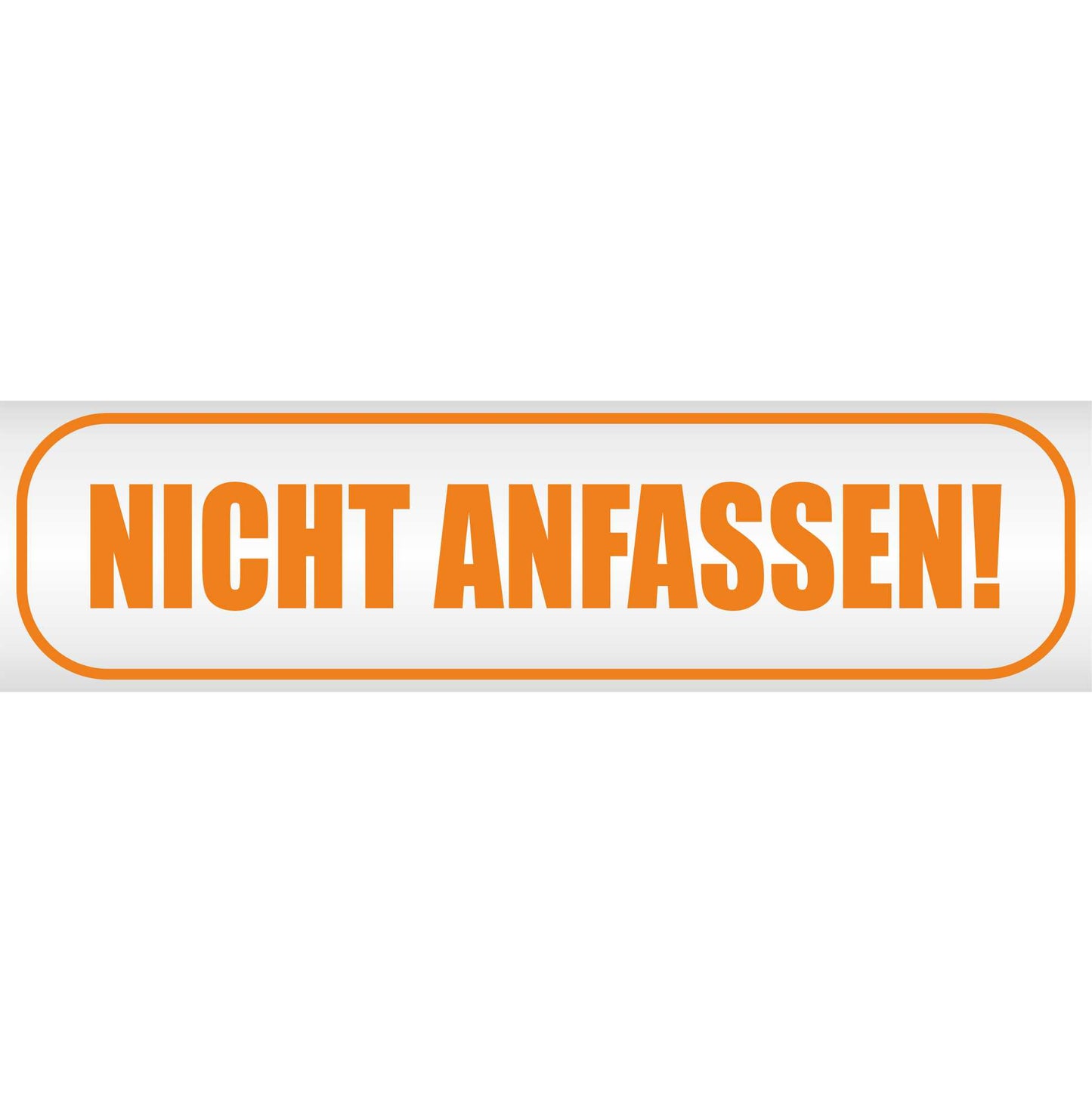 Magnetschild - Nicht Anfassen - Magnetfolie für Auto - LKW - Truck - Baustelle - Firma
