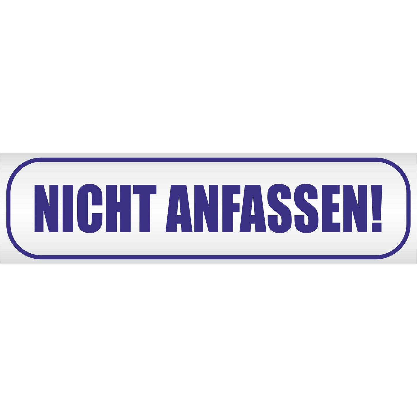 Magnetschild - Nicht Anfassen - Magnetfolie für Auto - LKW - Truck - Baustelle - Firma