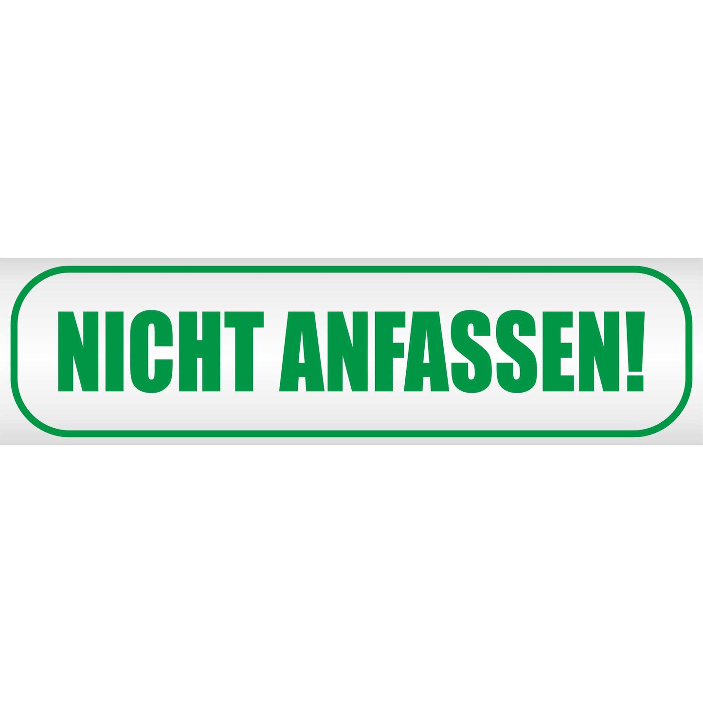 Magnetschild - Nicht Anfassen - Magnetfolie für Auto - LKW - Truck - Baustelle - Firma
